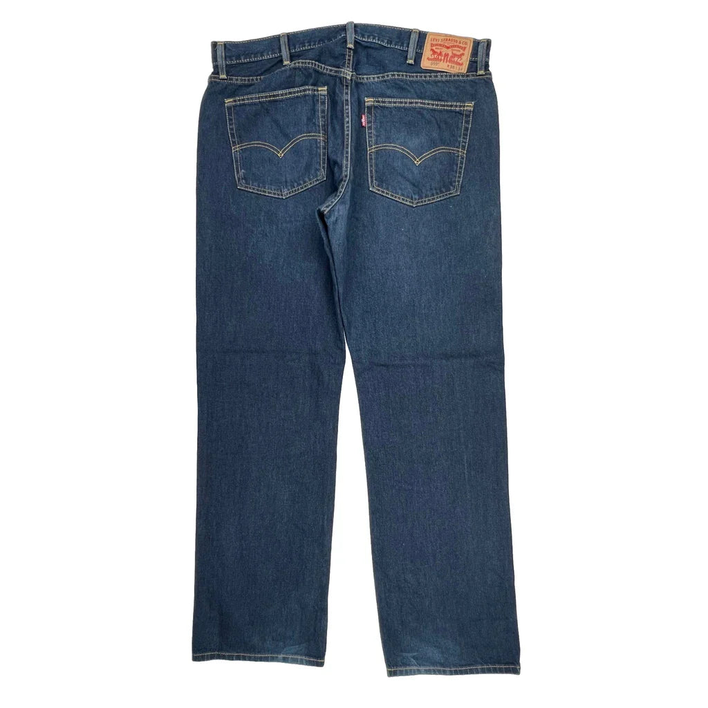 559 Levis Jeans - 38W 30L Dark Wash Denim Refurbished - Thrifted (note: this is a term often used to describe second- refurbished available on Cerqular