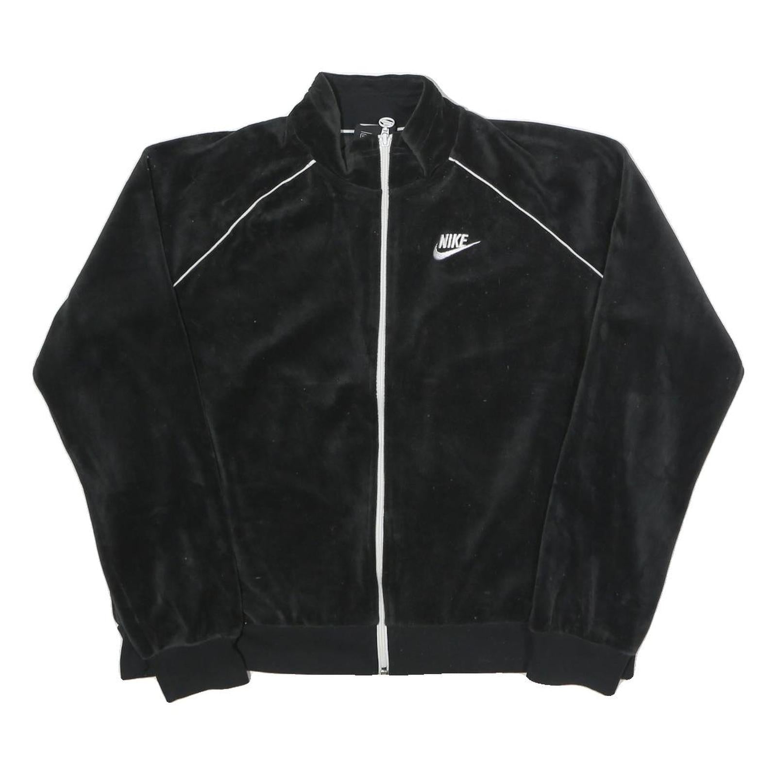 Buy NIKE Womens Black Zip Up Track Jacket XL Polyester Blend Plain Sportswear Refurbished - $49.39 NIKE Womens Black Zip Up Track Jacket XL Polyester Blend Plain Sportswear Refurbished - N/A refurbished available on Cerqular