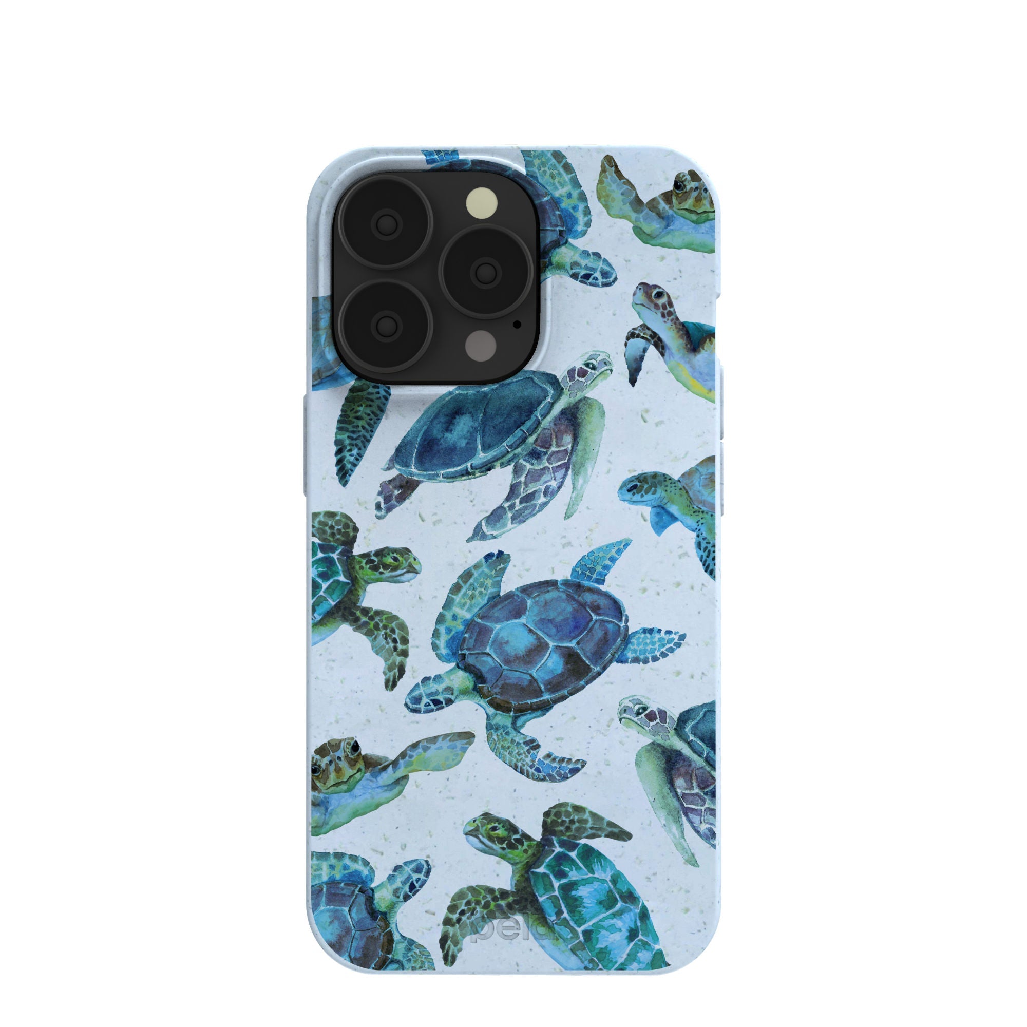 Powder Blue Underwater iPhone 13 Pro Case Refurbished - Pela Case refurbished available on Cerqular
