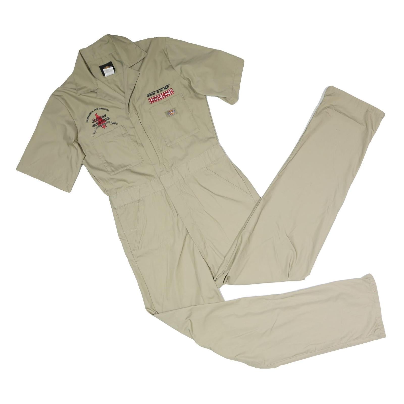DICKIES Mens Beige Polyester Blend Classic Dungarees S W32 L32 Workwear Utility Refurbished - N/A refurbished available on Cerqular