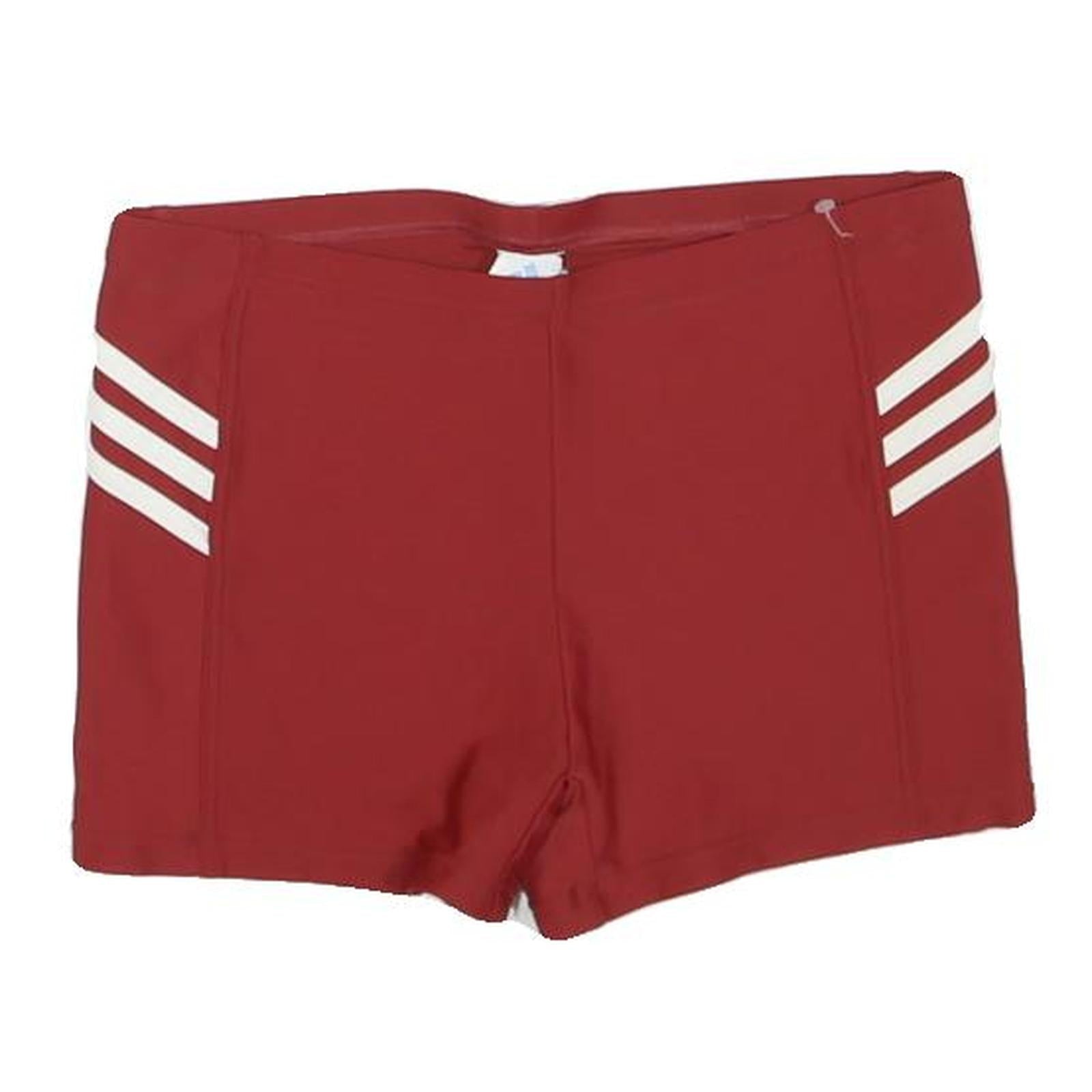 ADIDAS Womens Shorts Red & White Slim S W28 Sportswear Logo Swimwear Refurbished - N/A refurbished available on Cerqular