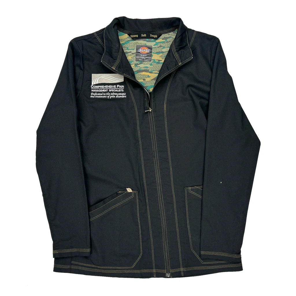 Comprehensive Pain Management Specialists Dickies Contrast Stitch Jacket - Small Black Polyester Refurbished - Thrifted (note: this is a term often used to describe second- refurbished available on Cerqular