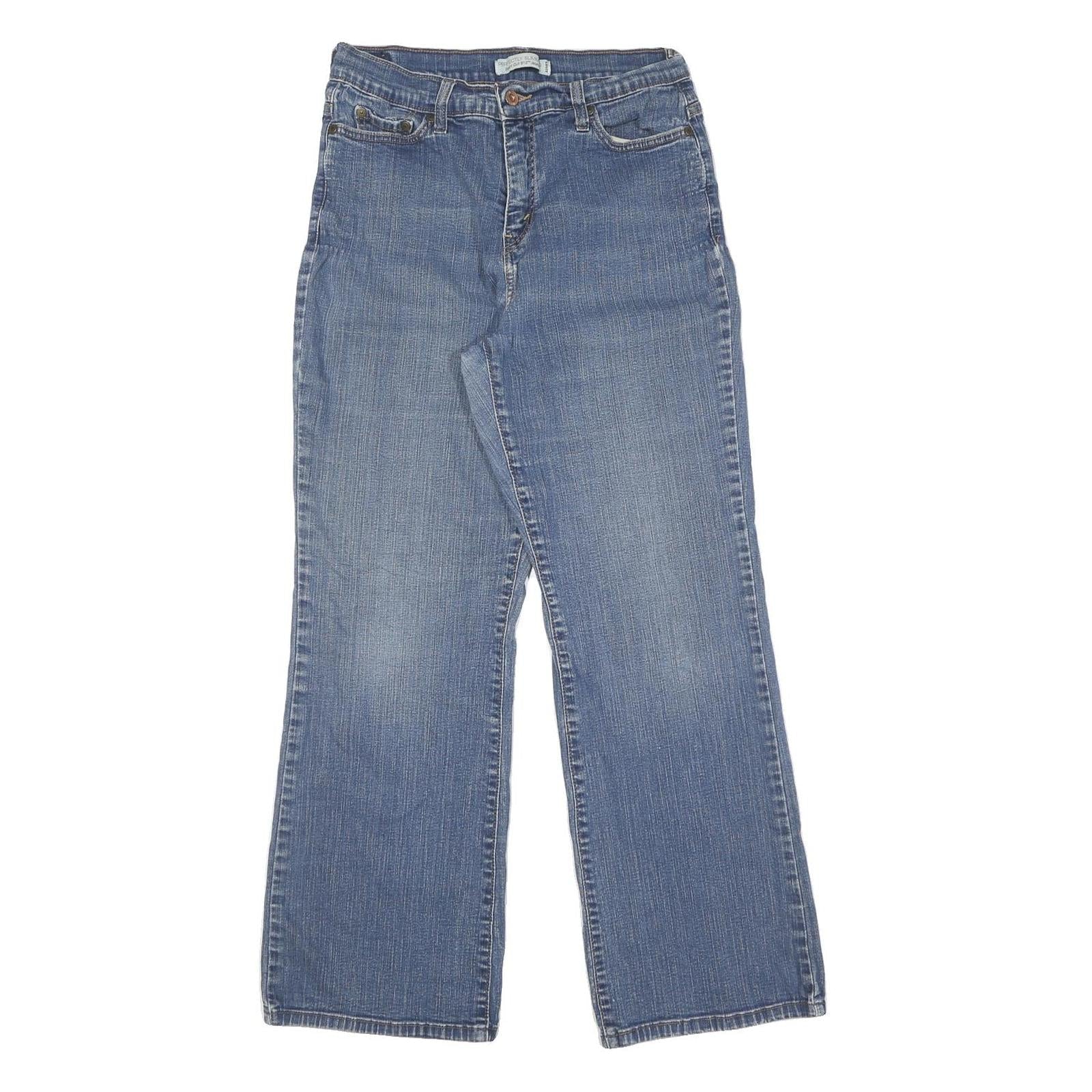 LEVI'S Womens Blue Regular Straight Denim Medium W29 L30 Jeans Classic Zip Refurbished - N/A refurbished available on Cerqular