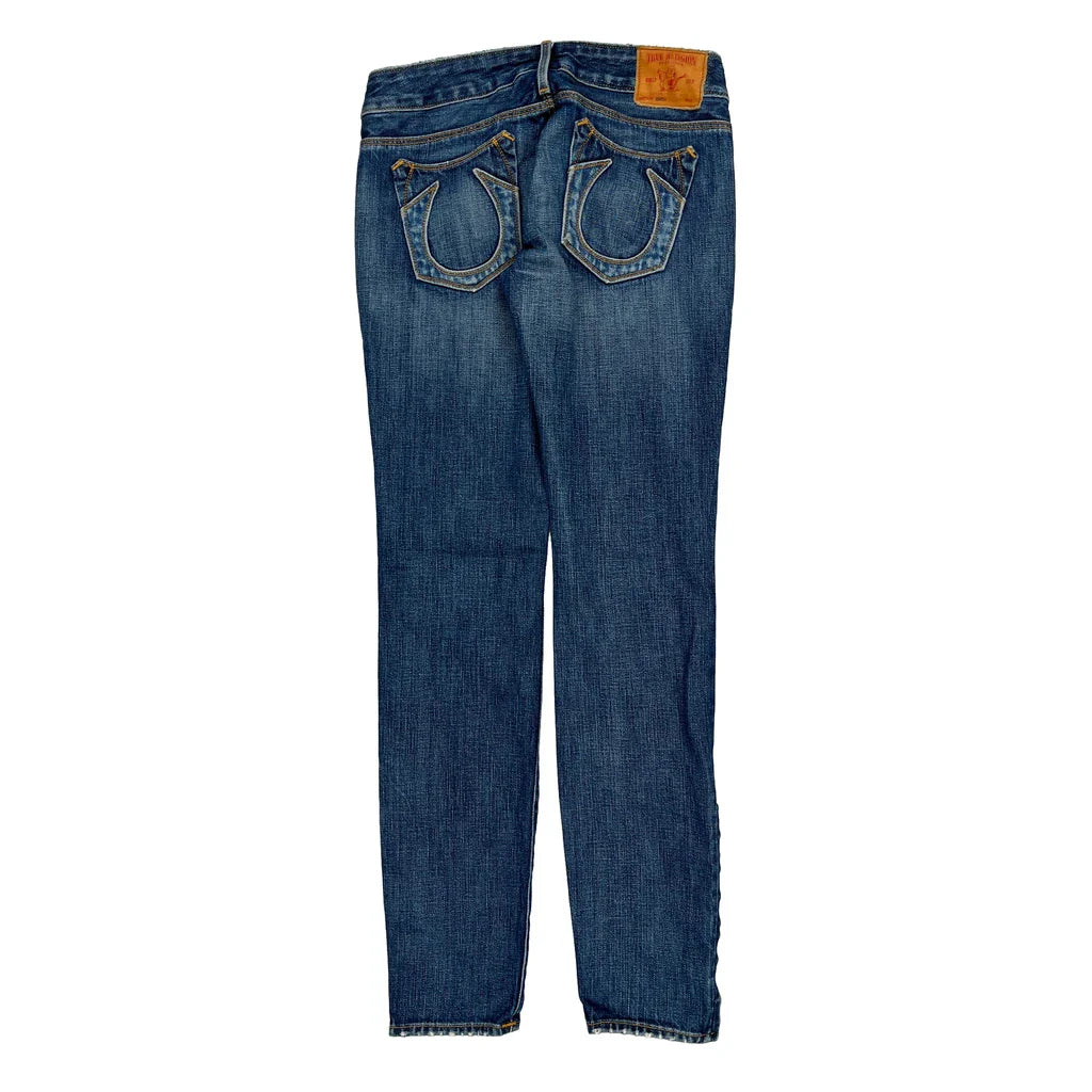 True Religion Jeans - 26W UK 4 Blue Cotton Refurbished - Thrifted (note: this is a term often used to describe second- refurbished available on Cerqular