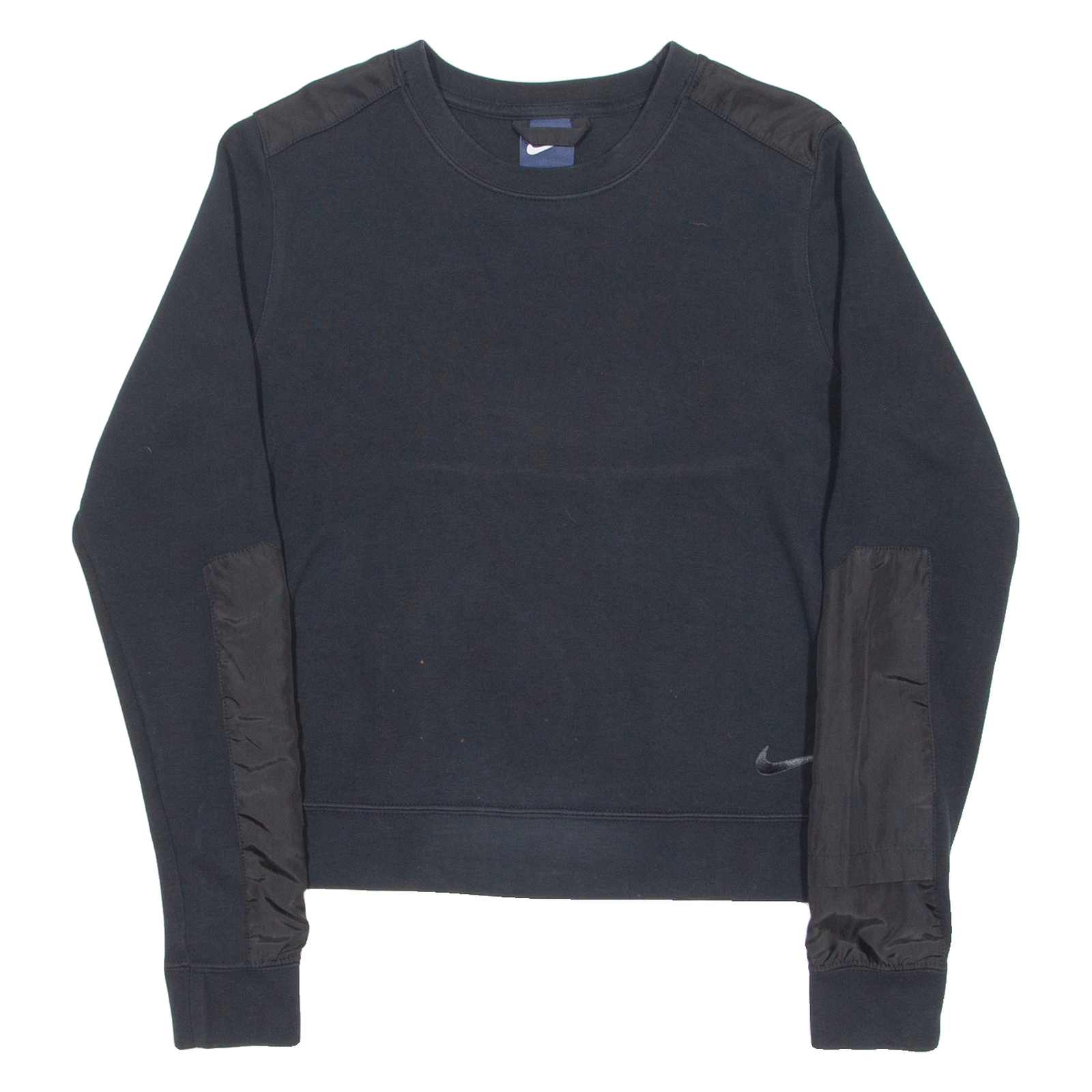 Buy NIKE Womens Sweatshirt Black Crew Neck S Refurbished - $18.71 NIKE Womens Sweatshirt Black Crew Neck S Refurbished - N/A refurbished available on Cerqular