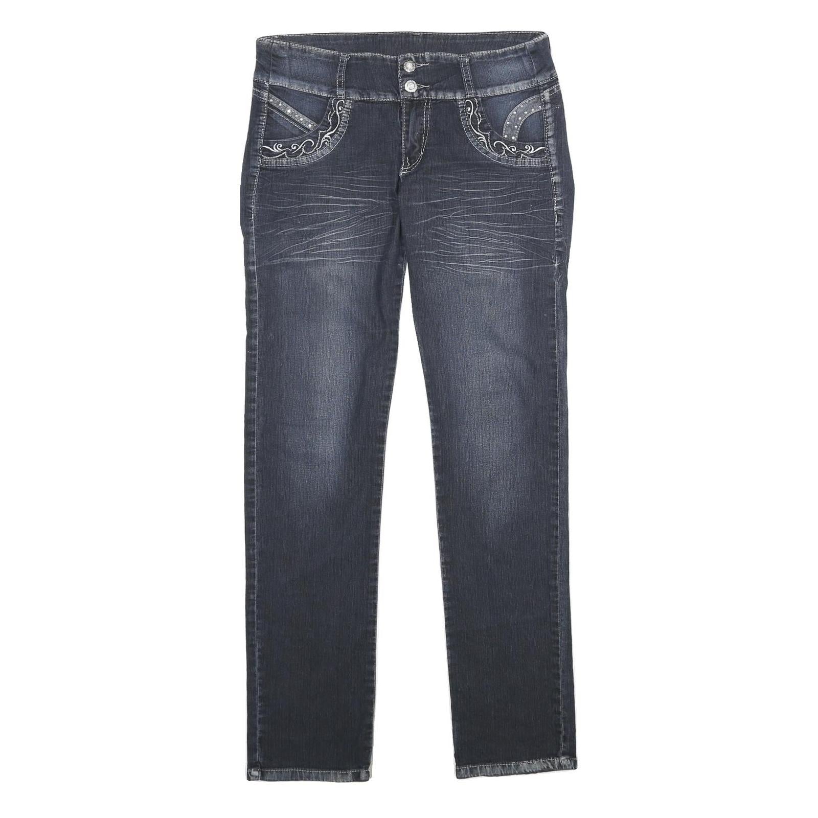 Buy HUMOX JEANS Womens Regular Fit Blue Denim Jeans W28 L34 Embroidered Pocket Refurbished - $23.39 HUMOX JEANS Womens Regular Fit Blue Denim Jeans W28 L34 Embroidered Pocket Refurbished - N/A refurbished available on Cerqular