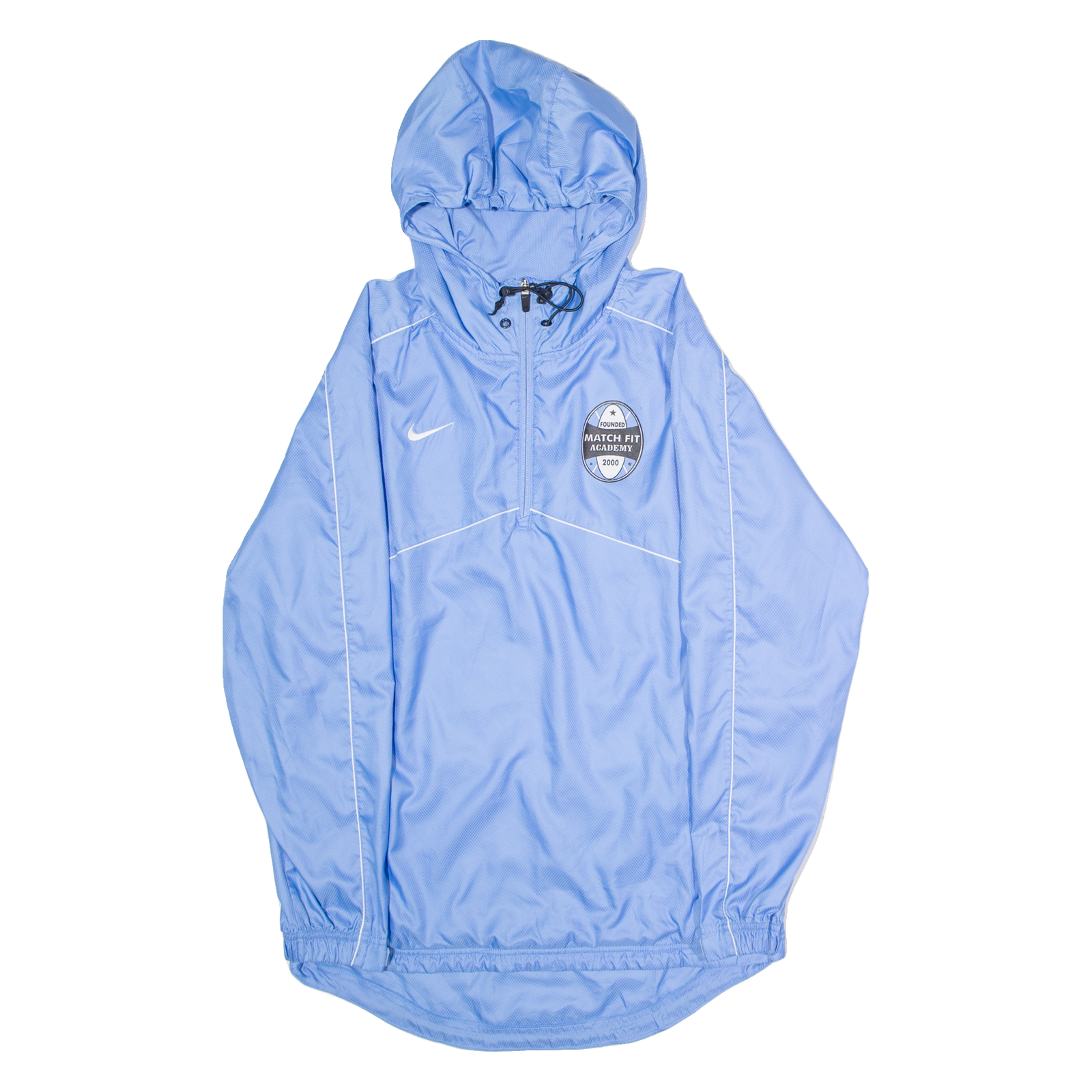 NIKE Match Fit Academy Mens Pullover Jacket Blue Hooded S Refurbished - N/A refurbished available on Cerqular