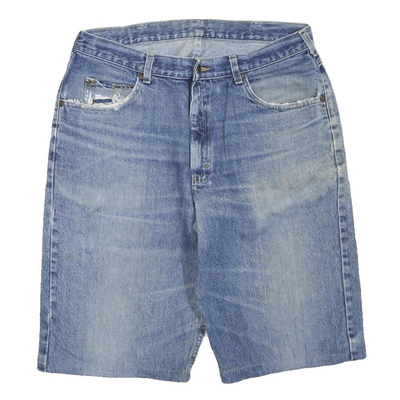 LEE Mens Denim Blue Casual Shorts M W34 Cotton Blend Classic Fit Comfortable Refurbished - N/A refurbished available on Cerqular