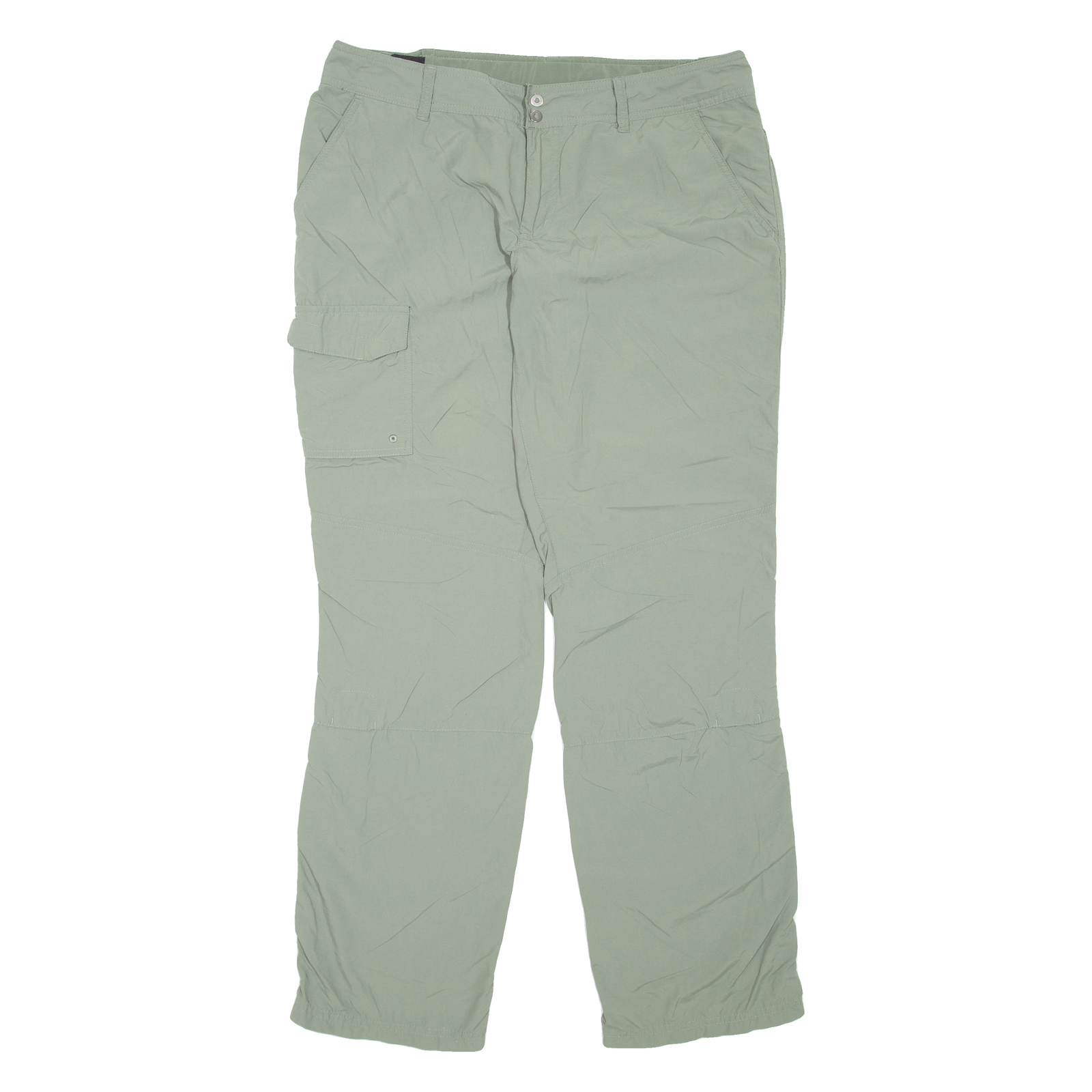 COLUMBIA Womens Trousers Green Regular Straight Nylon W34 L32 Refurbished - N/A refurbished available on Cerqular