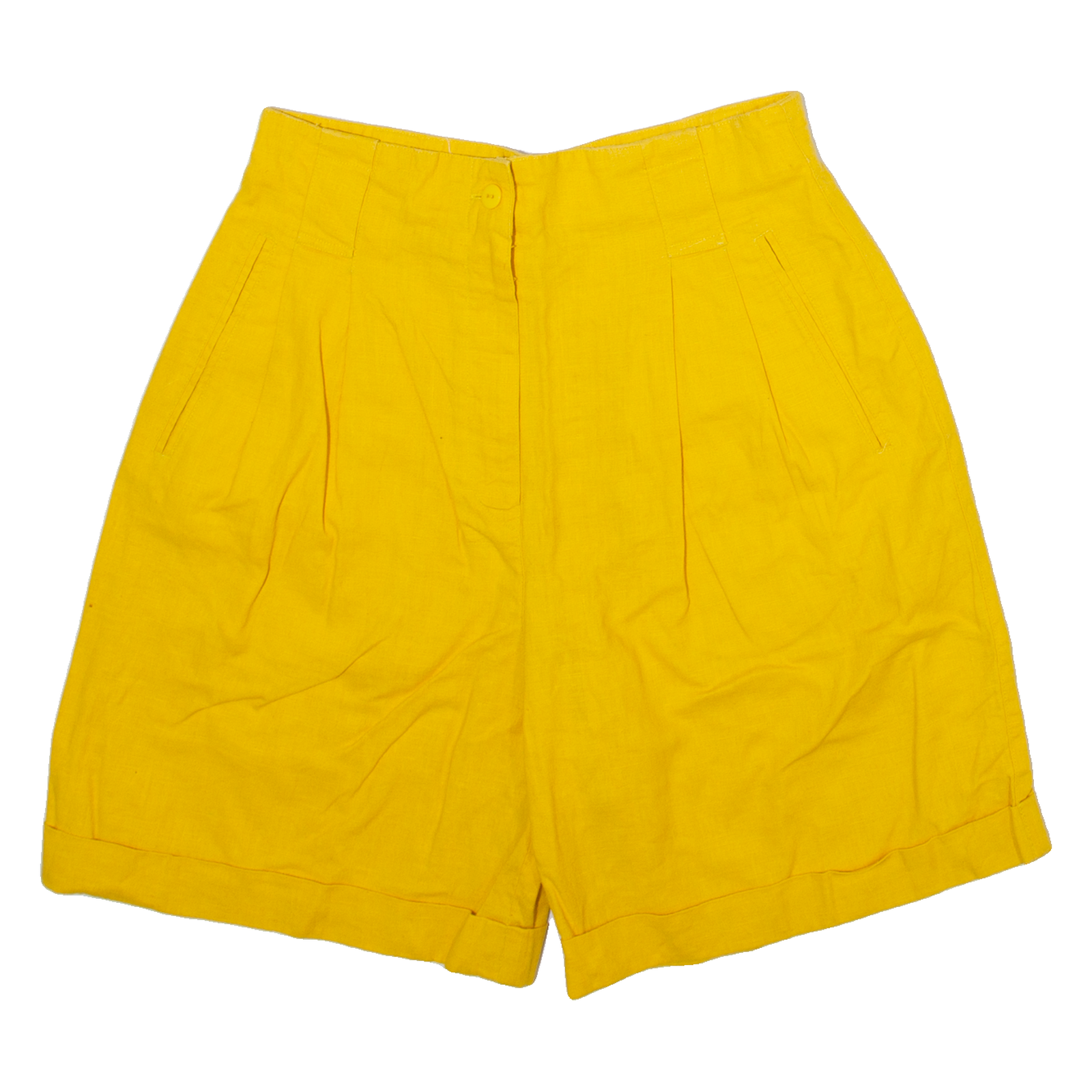 RAFAELLA Womens Casual Shorts Yellow XS W26 Refurbished - N/A refurbished available on Cerqular