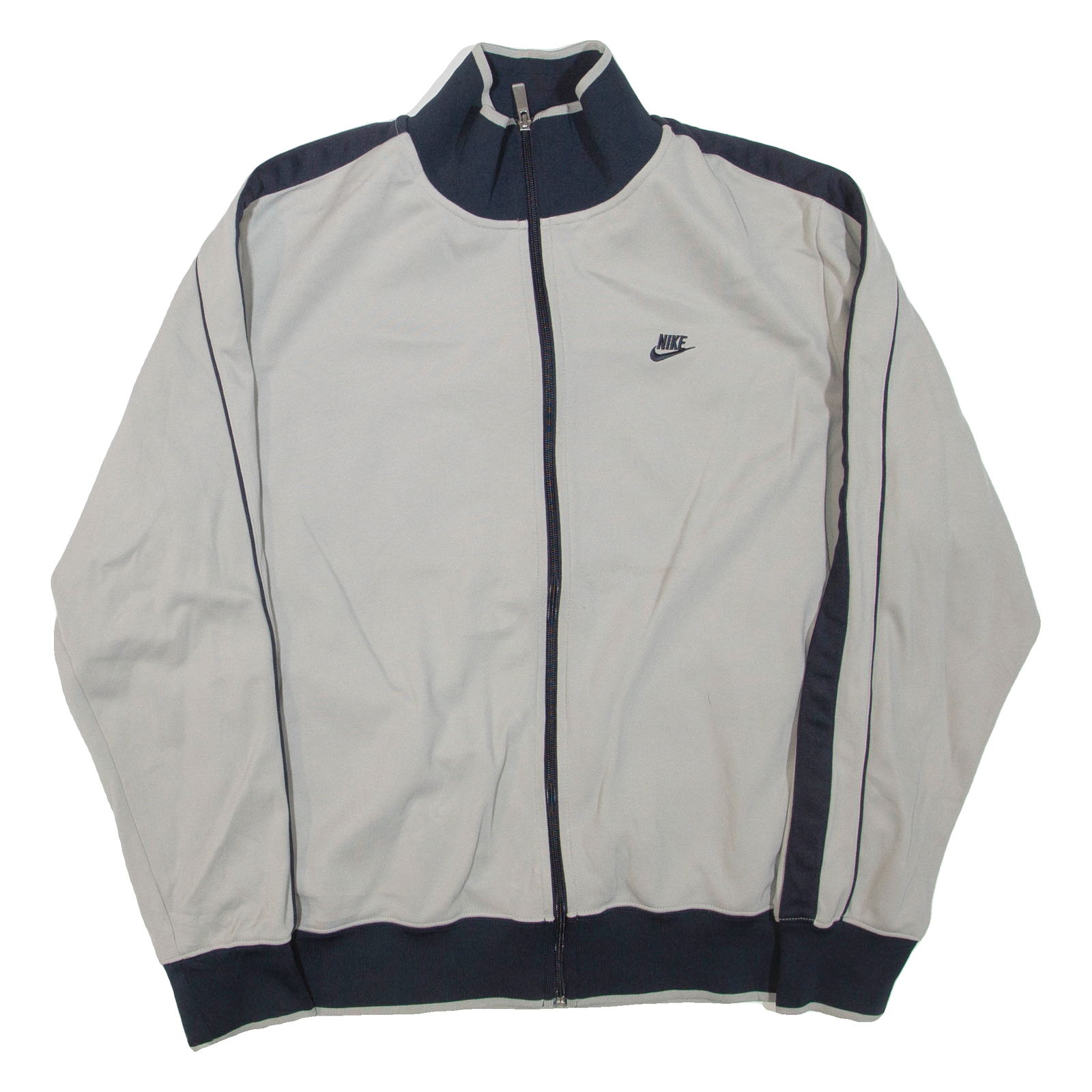 NIKE Mens Track Jacket Grey 2XL Refurbished - N/A refurbished available on Cerqular