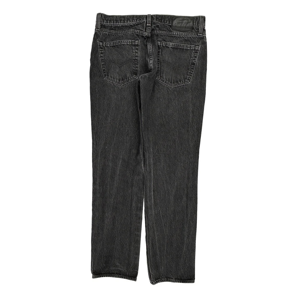 Levis Jeans - 30W 30L Grey Cotton Refurbished - Thrifted (note: this is a term often used to describe second- refurbished available on Cerqular