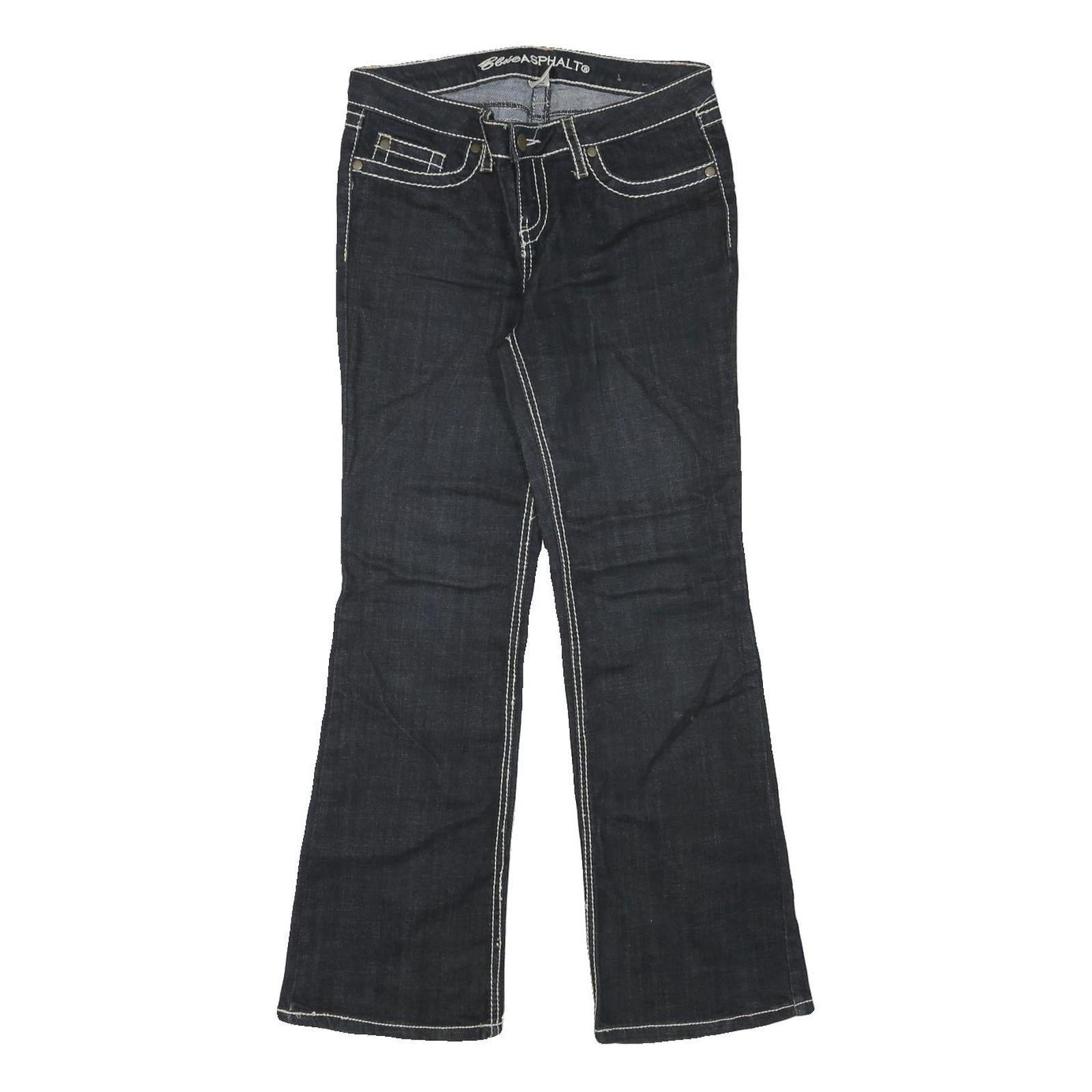 Buy BLUE ASPHALT Womens Jeans Blue Regular Flared Denim Dark W31 L29 Contrast Refurbished - $23.39 BLUE ASPHALT Womens Jeans Blue Regular Flared Denim Dark W31 L29 Contrast Refurbished - N/A refurbished available on Cerqular