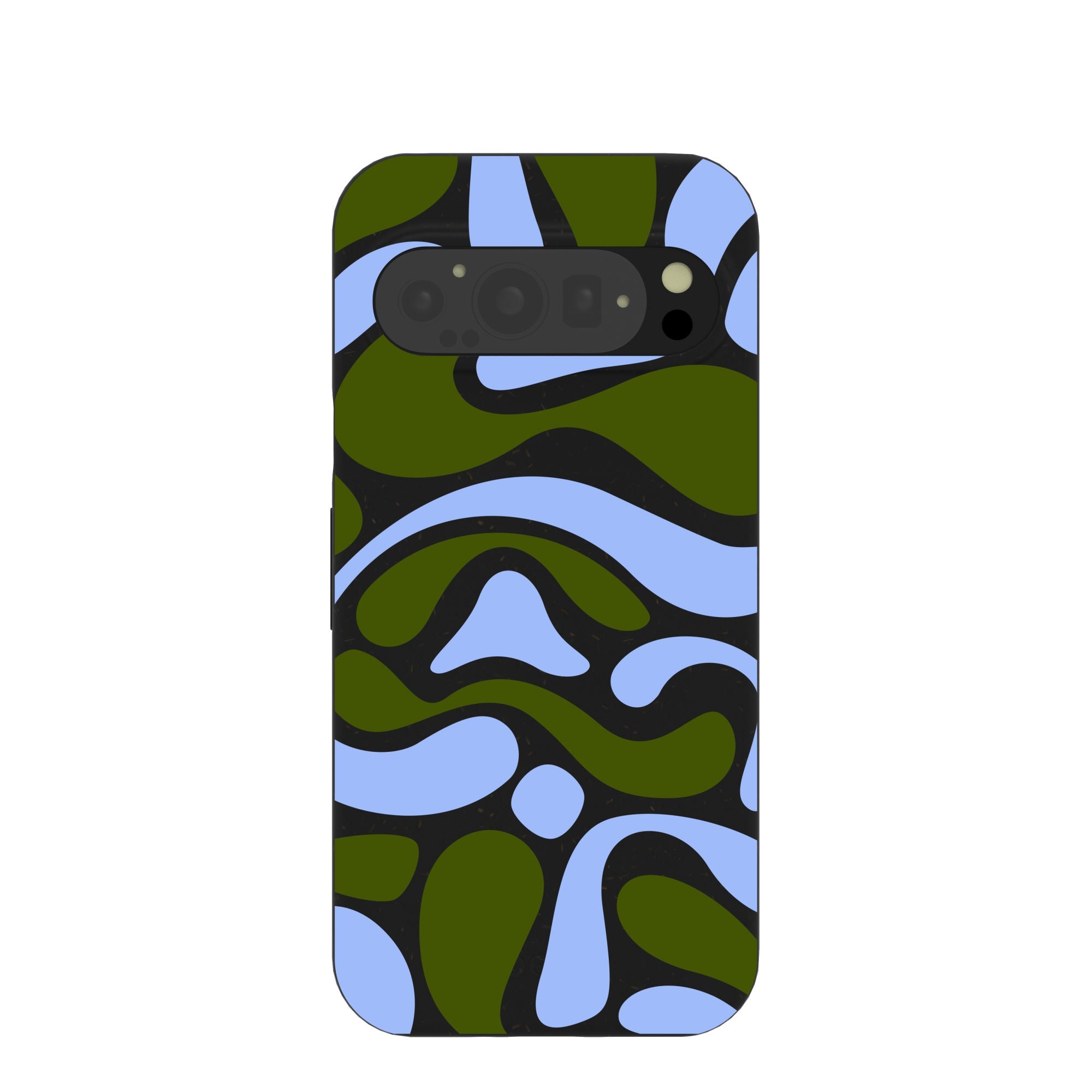 Black Curve and Flow Google Pixel 9/9 Pro Case Refurbished - Pela Case refurbished available on Cerqular