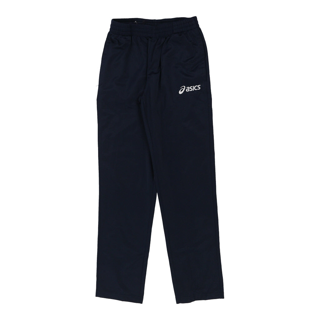 Asics Tracksuit - XS Navy Polyester Refurbished - Thrifted (note: this is a term often used to describe second- refurbished available on Cerqular