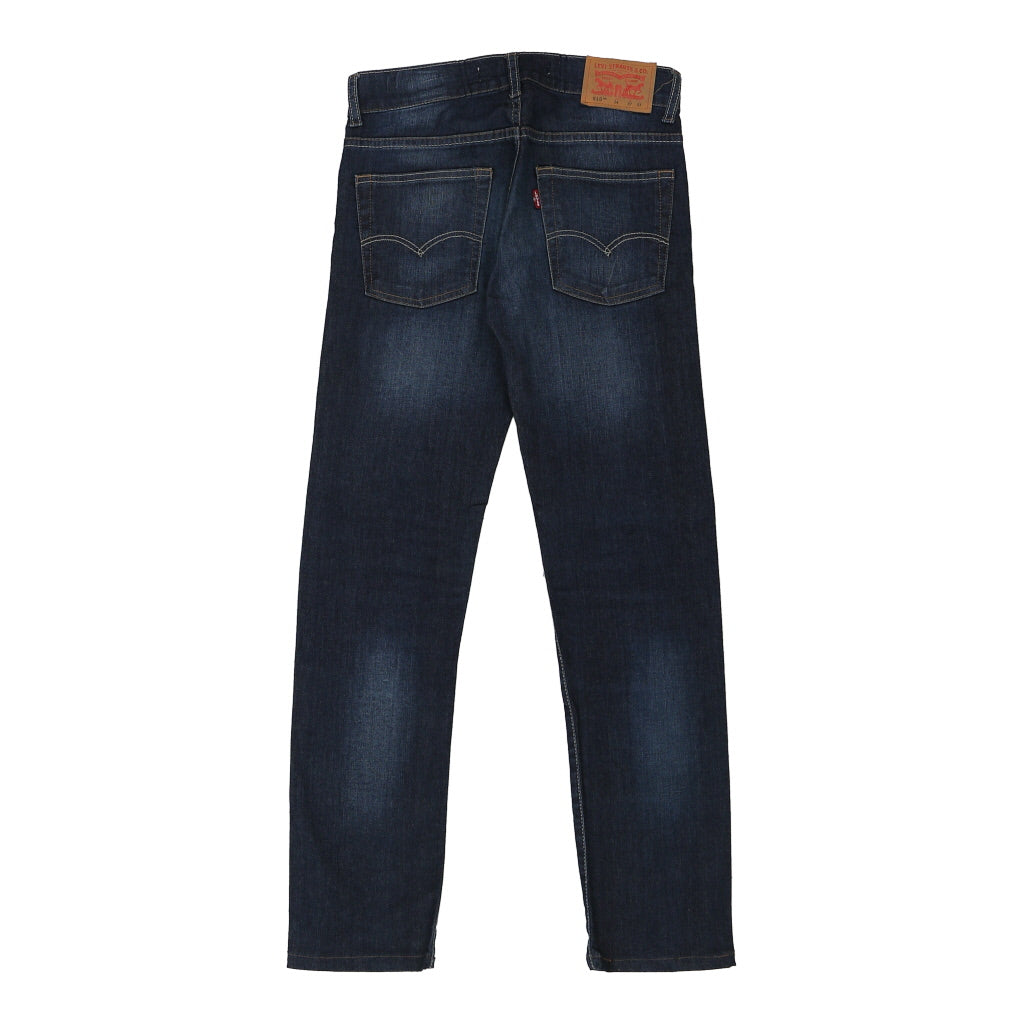 510 Levis Skinny Jeans - 28W UK 8 Dark Wash Cotton | Size: UK 8 Refurbished - Thrifted (note: this is a term often used to describe second- refurbished available on Cerqular