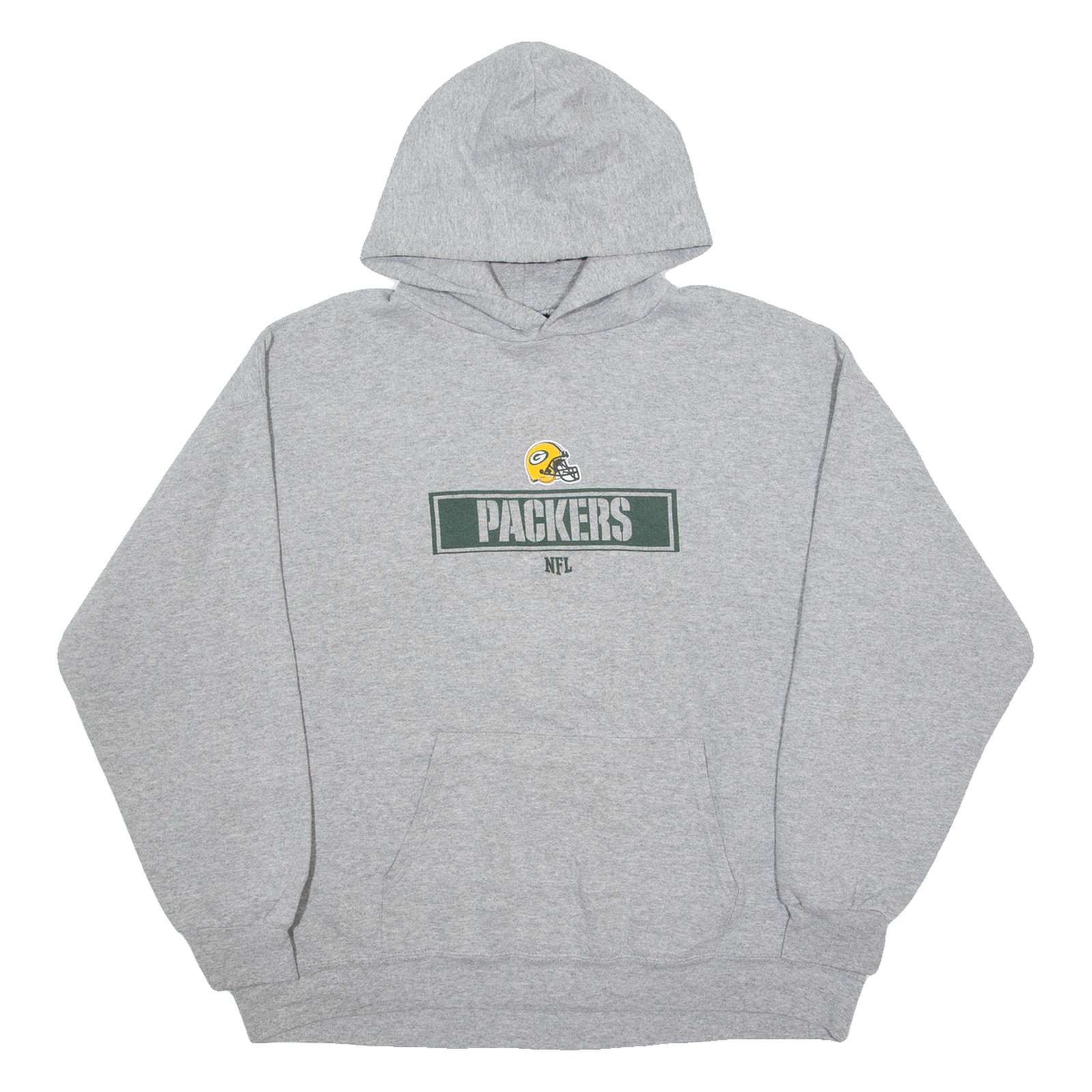 NFL Green Bay Packers Mens Grey Hoodie L Refurbished - N/A refurbished available on Cerqular
