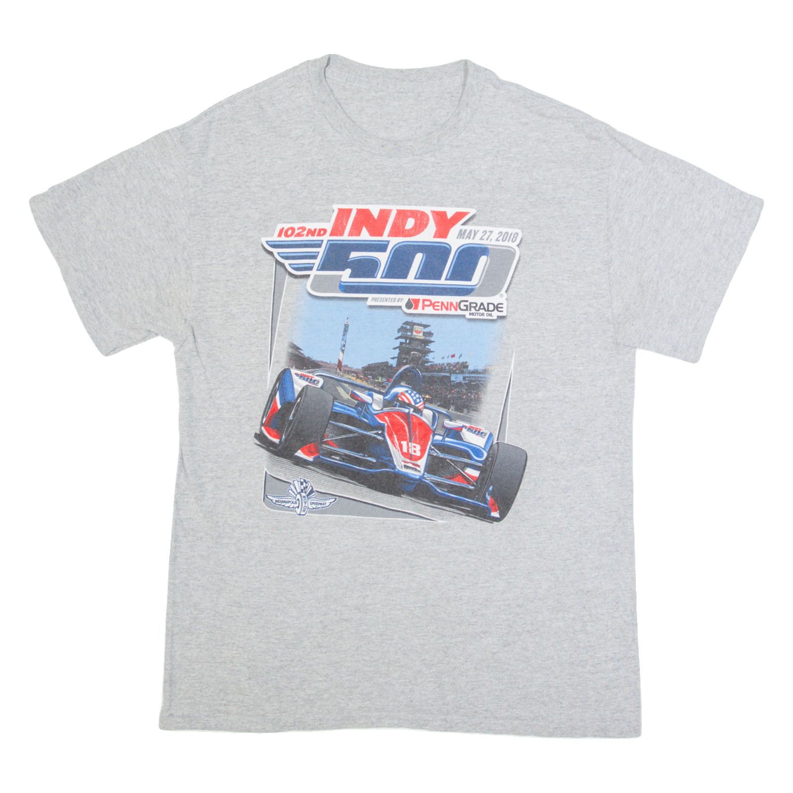 Buy 102nd Indy Racing Mens T-Shirt Grey USA S Refurbished - $25.99 102nd Indy Racing Mens T-Shirt Grey USA S Refurbished - N/A refurbished available on Cerqular
