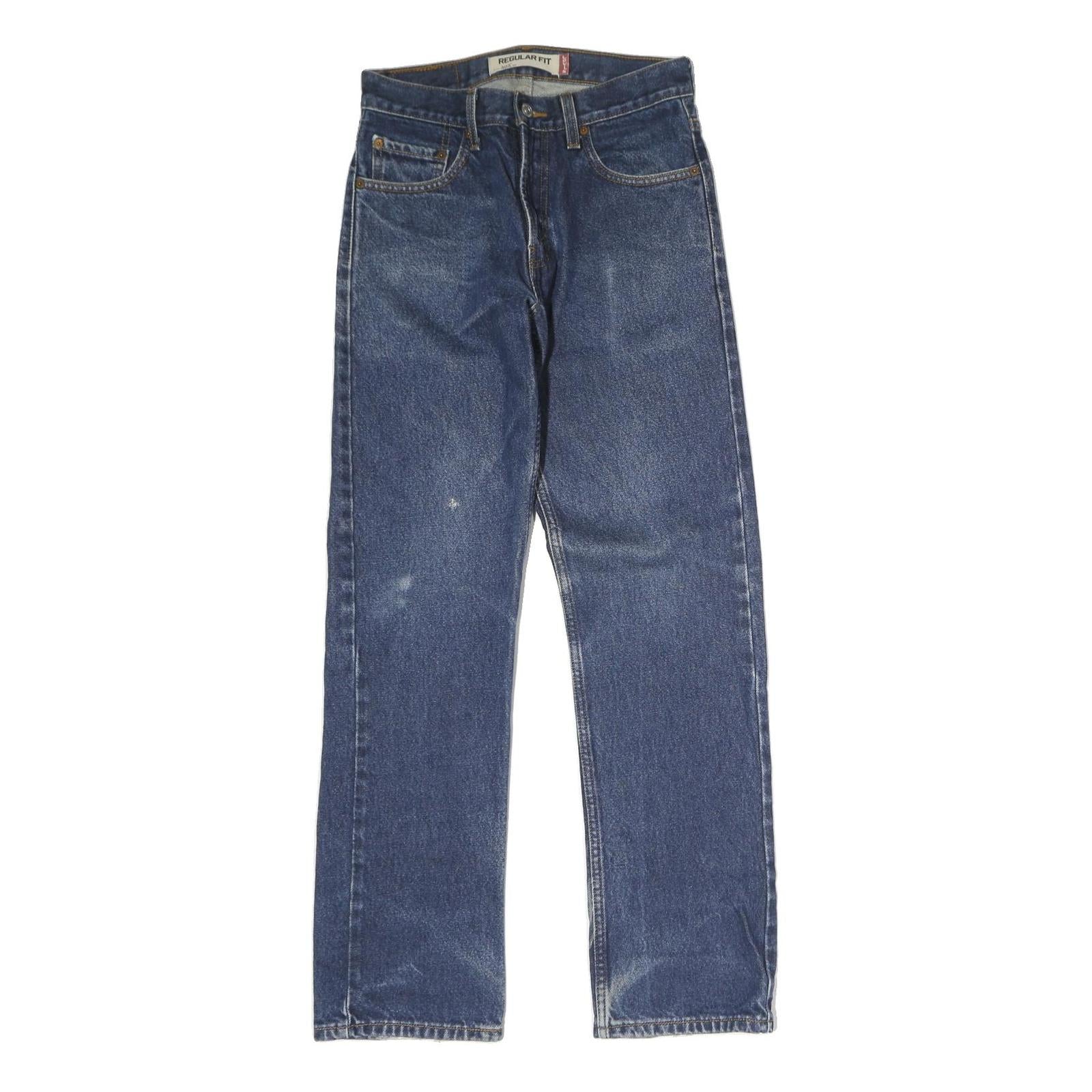 LEVI'S 505 Mens Jeans Blue Slim Straight Denim Medium W28 L31 Classic Style Refurbished - N/A refurbished available on Cerqular