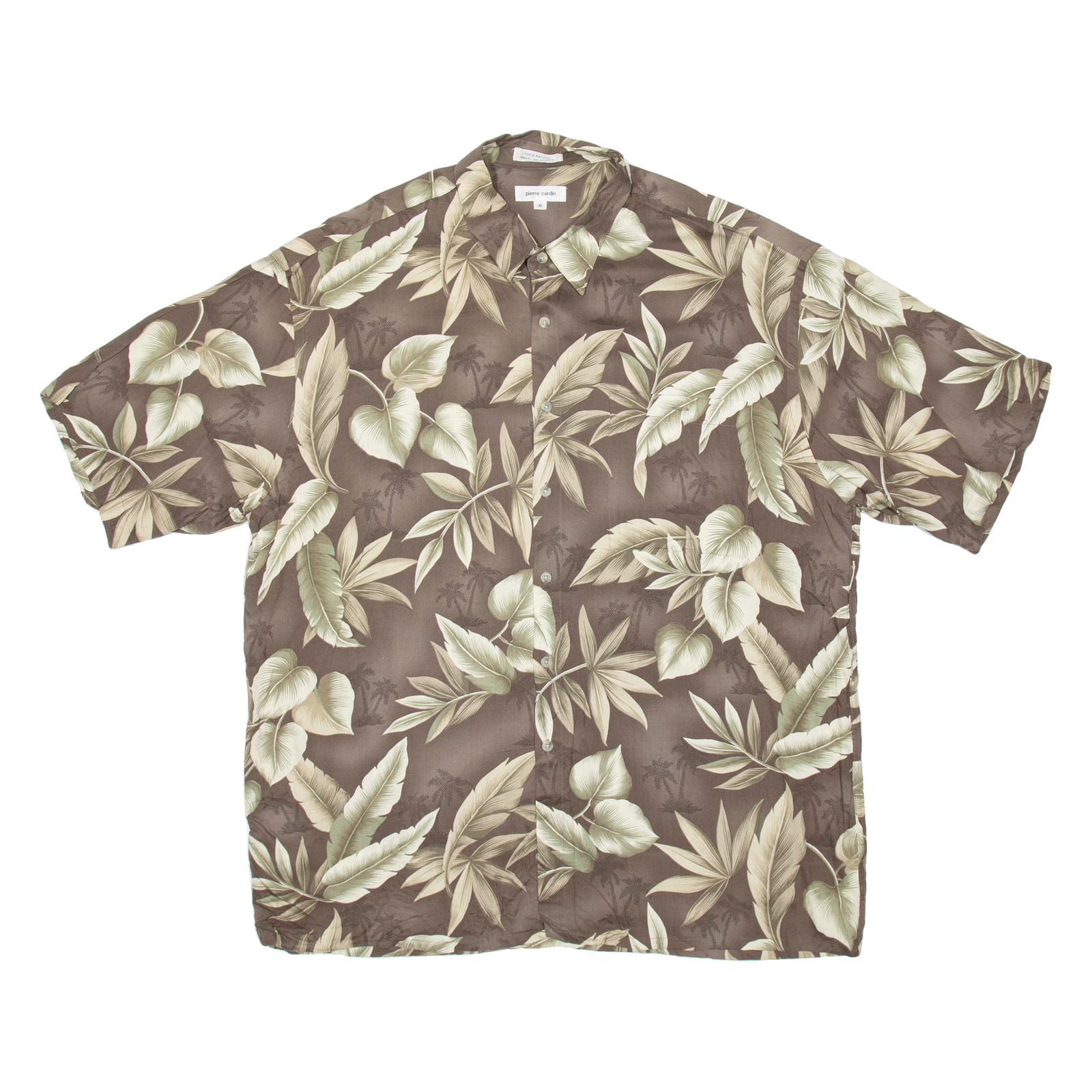 Buy PIERRE CARDIN Leaves Mens Hawaiian Shirt Brown Crazy Pattern XL Refurbished - $17.15 PIERRE CARDIN Leaves Mens Hawaiian Shirt Brown Crazy Pattern XL Refurbished - N/A refurbished available on Cerqular