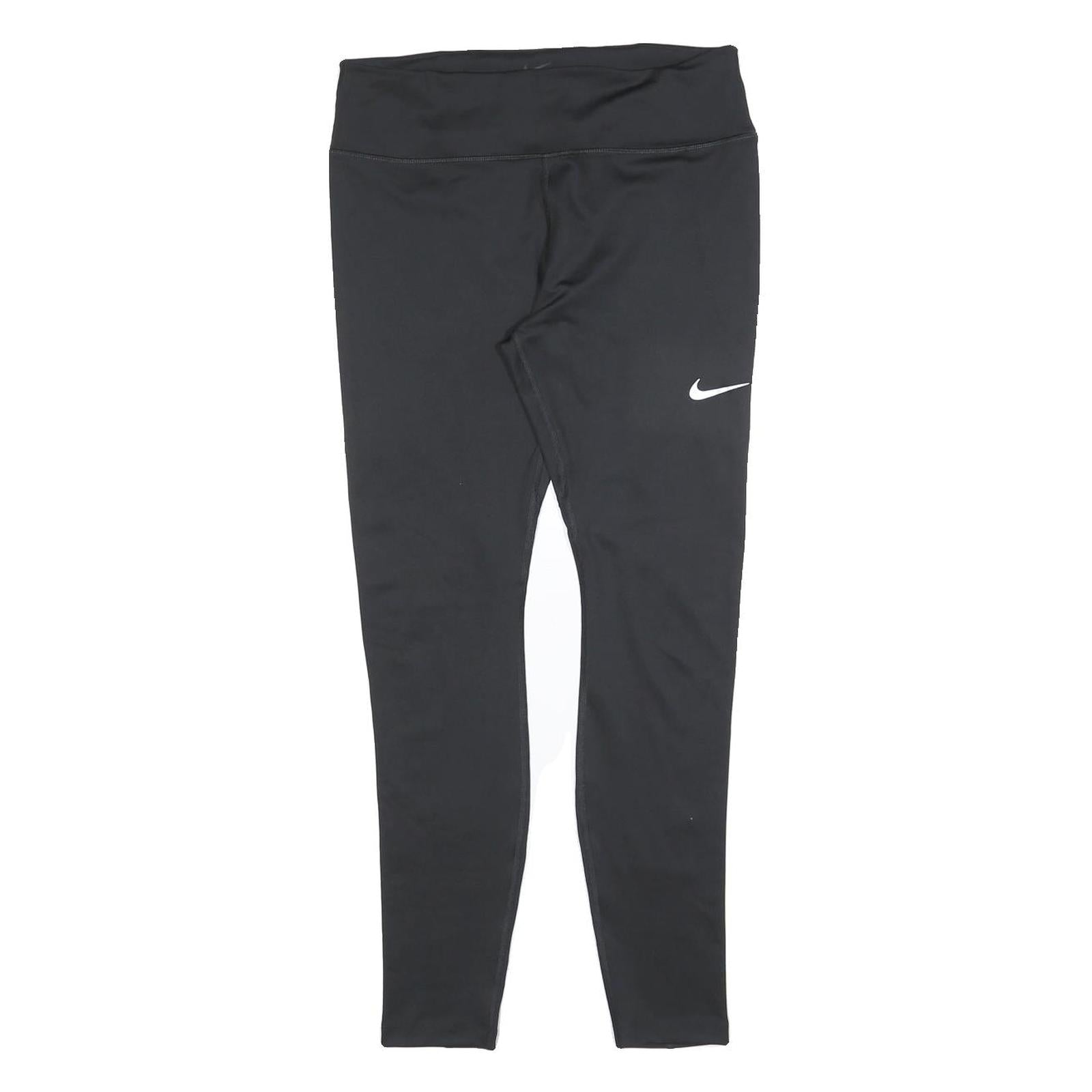 NIKE Womens Joggers Black Slim Skinny L W28 L28 Activewear Leggings Refurbished - N/A refurbished available on Cerqular
