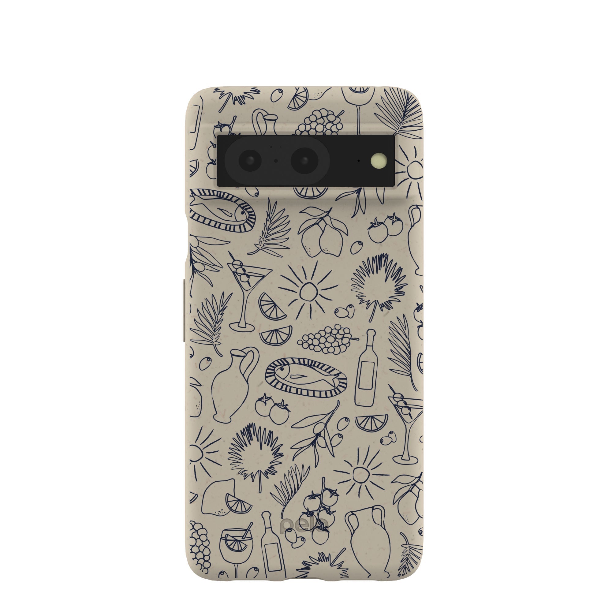 London Fog Mediterranean Moments Google Pixel 8 Case Refurbished - Pela Case refurbished available on Cerqular
