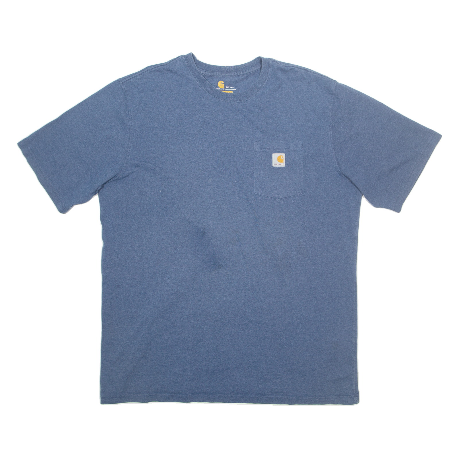 CARHARTT Tall Mens T-Shirt Blue 2XL Refurbished - N/A refurbished available on Cerqular