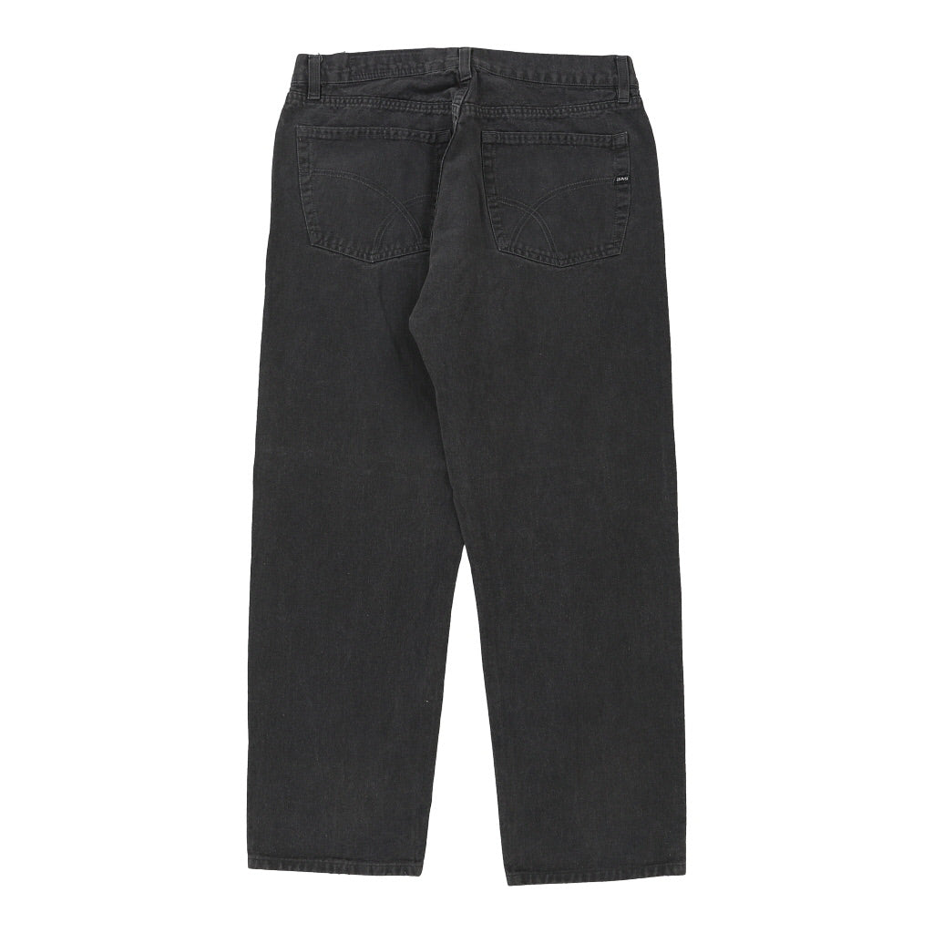 Gas Jeans - 34W 28L Grey Cotton Refurbished - Thrifted (note: this is a term often used to describe second- refurbished available on Cerqular