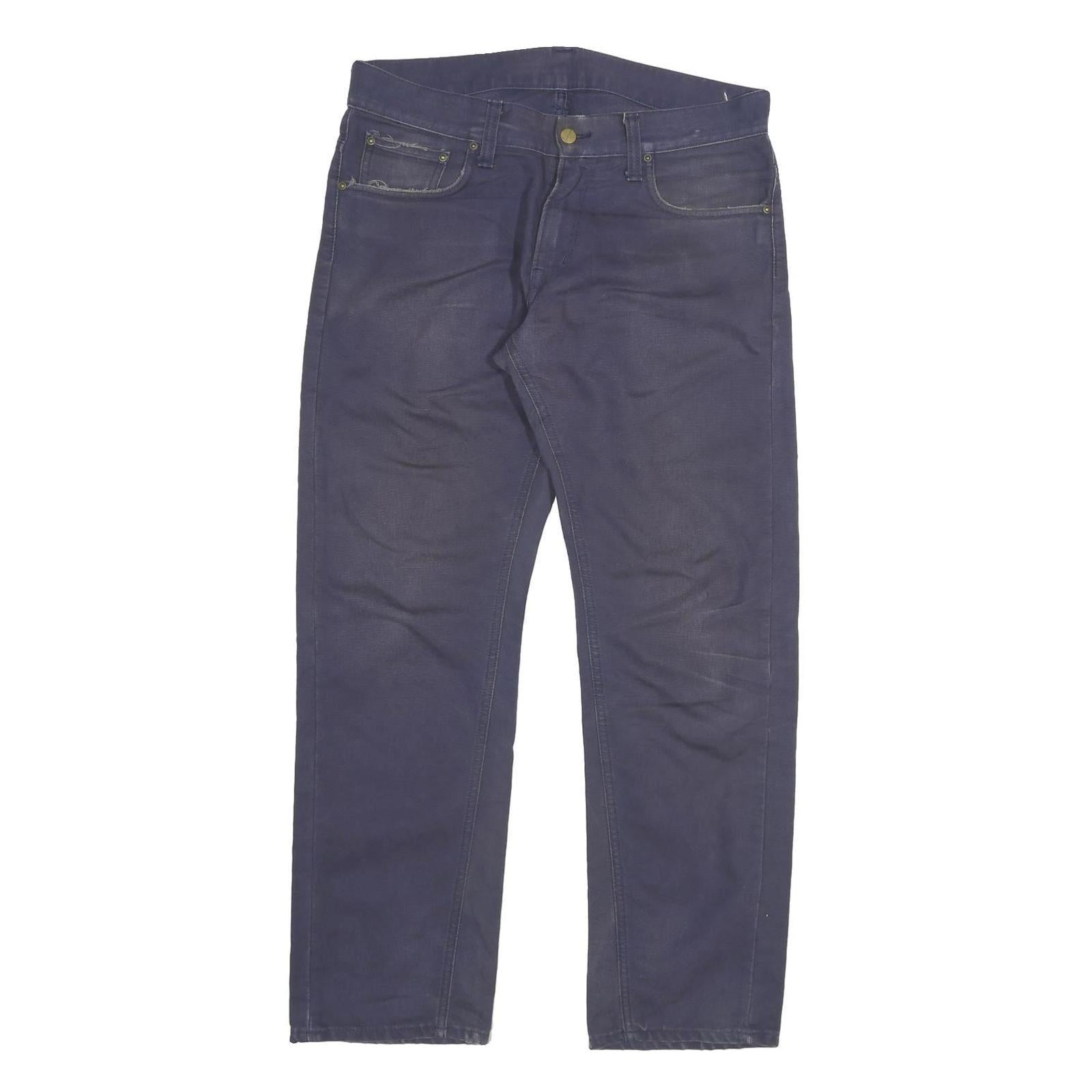 Buy CARHARTT Mens Cotton Blend Blue Regular Straight Leg Trousers W32 L32 Workwear Refurbished - $49.39 CARHARTT Mens Cotton Blend Blue Regular Straight Leg Trousers W32 L32 Workwear Refurbished - N/A refurbished available on Cerqular