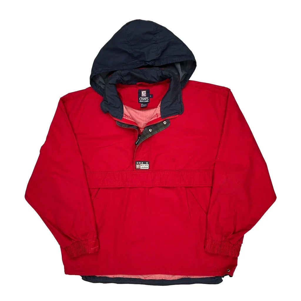 Buy Chaps Ralph Lauren Oversized Anorak - Large Navy Polyester Refurbished - $91.11 Chaps Ralph Lauren Oversized Anorak - Large Navy Polyester Refurbished - Thrifted (note: this is a term often used to describe second- refurbished available on Cerqular