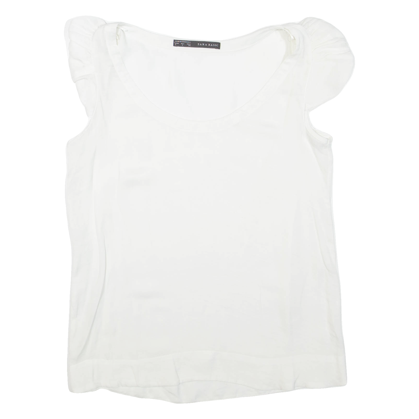 Buy ZARA Womens Puff Sleeve Top White V-Neck S Refurbished - $16.89 ZARA Womens Puff Sleeve Top White V-Neck S Refurbished - N/A refurbished available on Cerqular