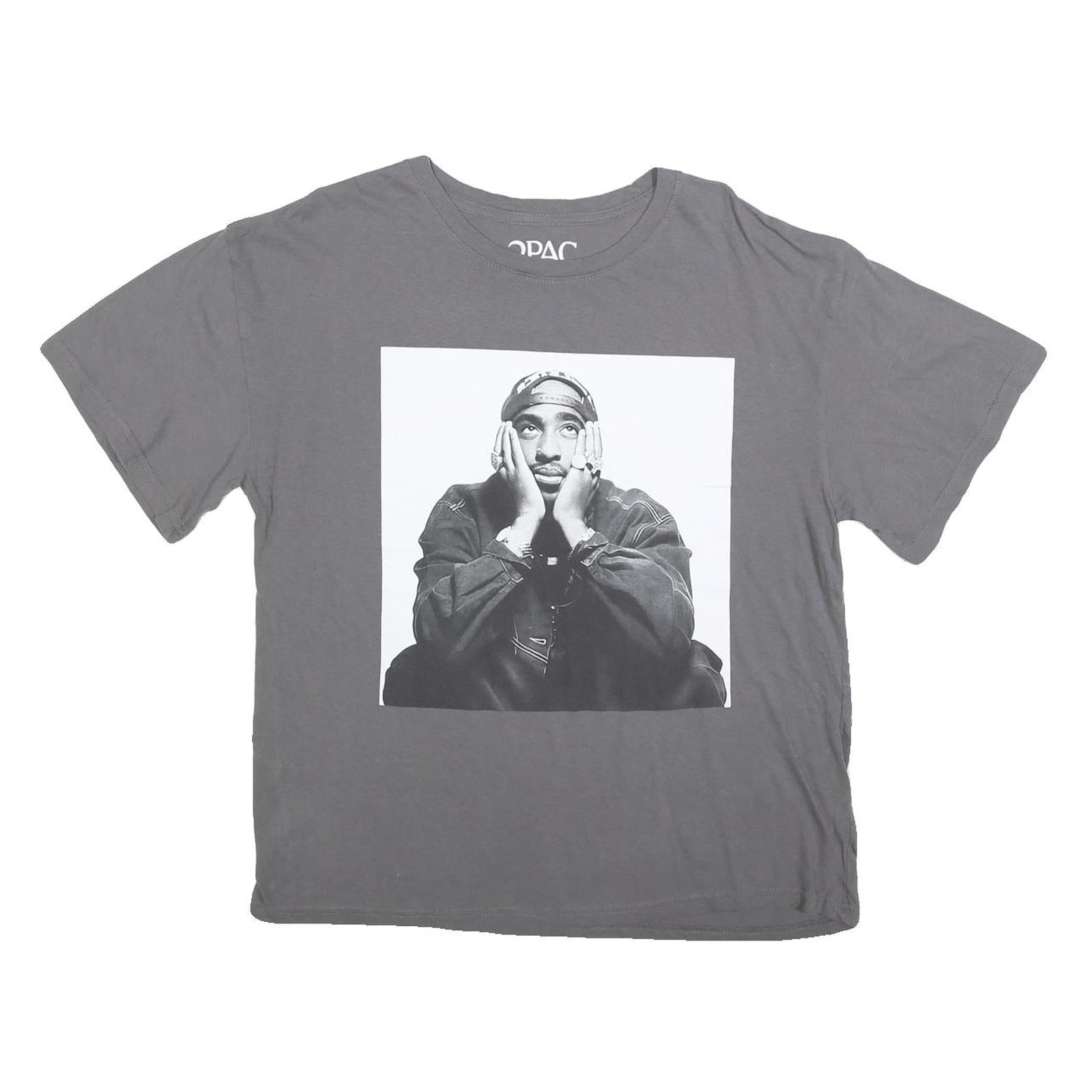 Buy 2PAC Womens Grey Graphic T-Shirt 2XL Short Sleeve Crew Neck Cotton Blend Refurbished - $32.49 2PAC Womens Grey Graphic T-Shirt 2XL Short Sleeve Crew Neck Cotton Blend Refurbished - N/A refurbished available on Cerqular