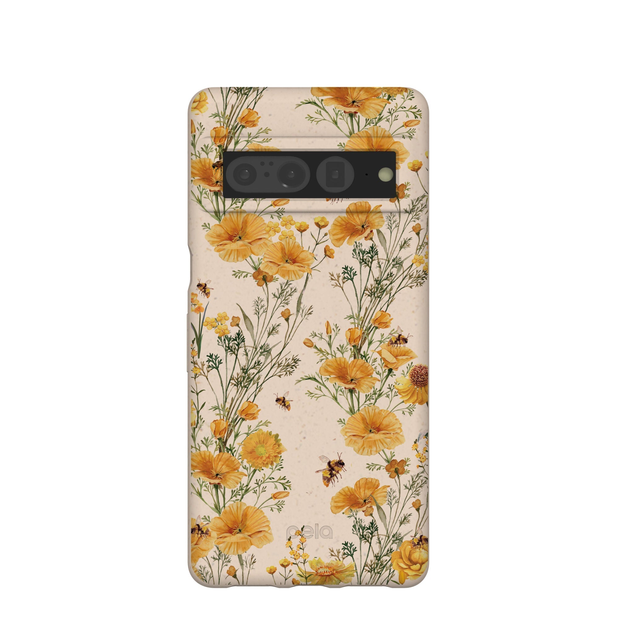 Seashell Vintage Bee Google Pixel 7 Pro Case Refurbished - Pela Case refurbished available on Cerqular