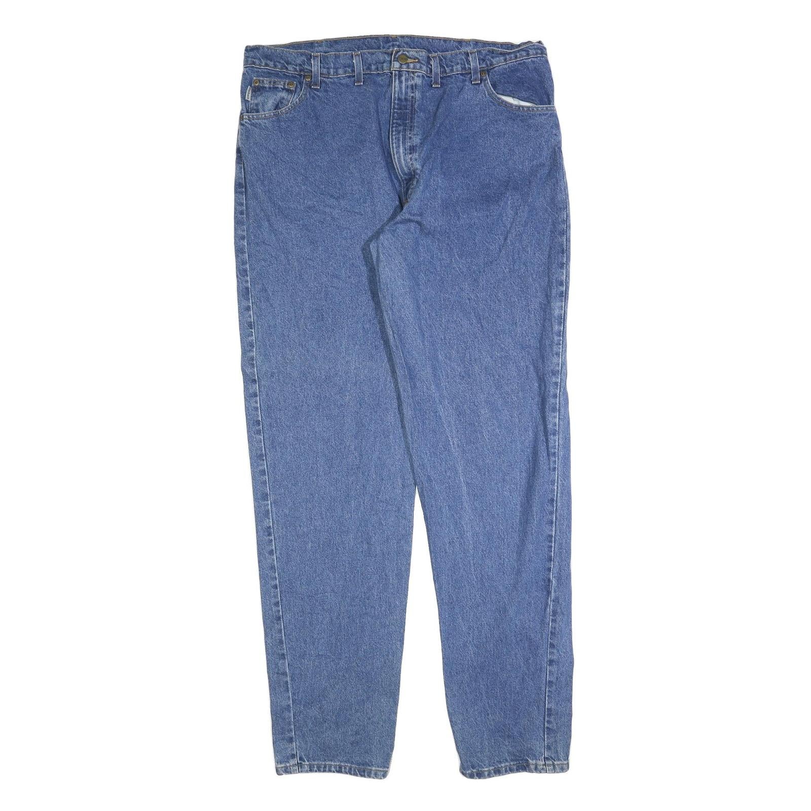 CARHARTT Mens Jeans Blue Relaxed Straight Denim Medium W44 L38 Casual Workwear Refurbished - N/A refurbished available on Cerqular