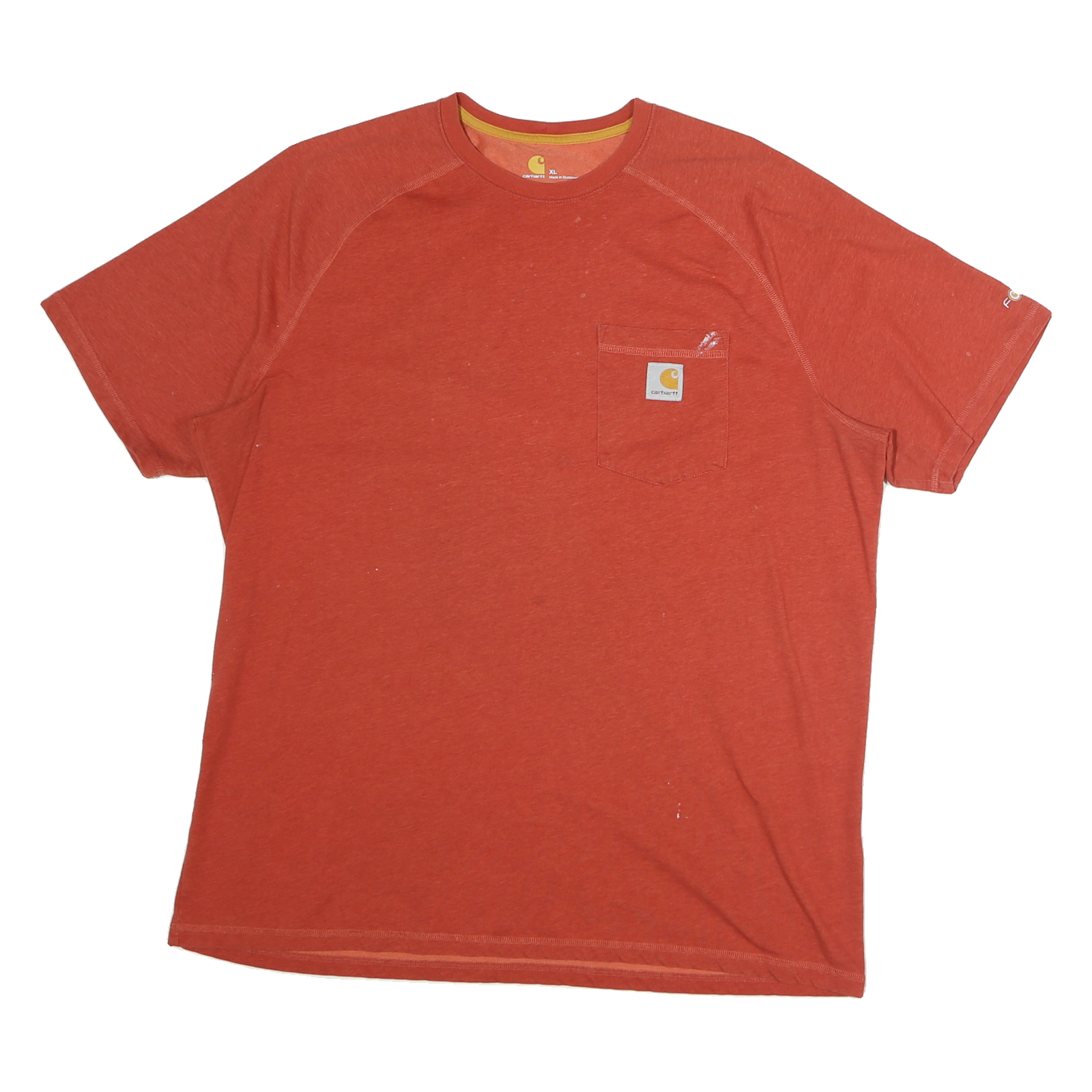 Buy CARHARTT Mens Rust Orange Cotton Pocket T-Shirt XL Short Sleeve Crew Neck Refurbished - $31.19 CARHARTT Mens Rust Orange Cotton Pocket T-Shirt XL Short Sleeve Crew Neck Refurbished - N/A refurbished available on Cerqular