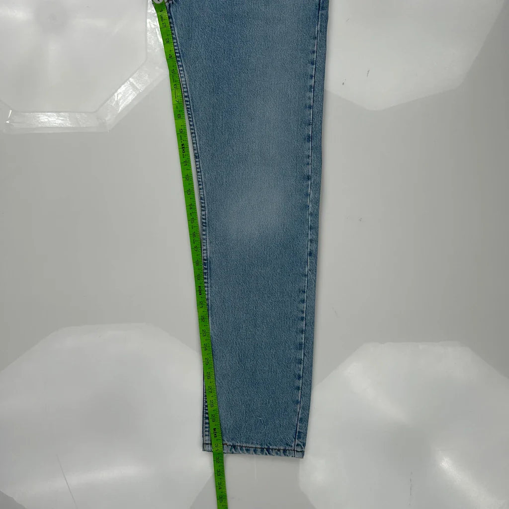Orange Tab Levis Jeans - 27W UK 8 Blue Denim Refurbished - Thrifted (note: this is a term often used to describe second- refurbished available on Cerqular