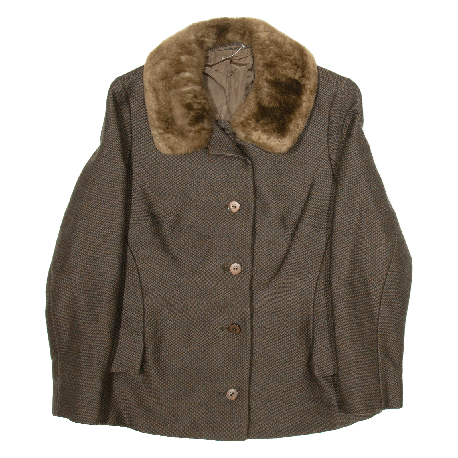 Womens Blazer Jacket Brown M Refurbished - N/A refurbished available on Cerqular