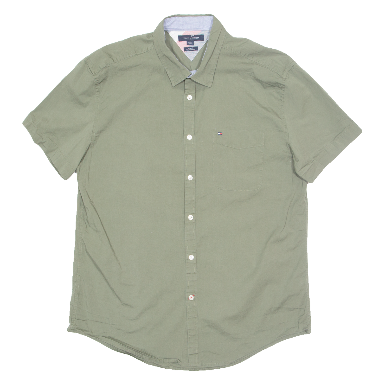 Buy TOMMY HILFIGER Mens Plain Shirt Green XL Refurbished - $31.19 TOMMY HILFIGER Mens Plain Shirt Green XL Refurbished - N/A refurbished available on Cerqular