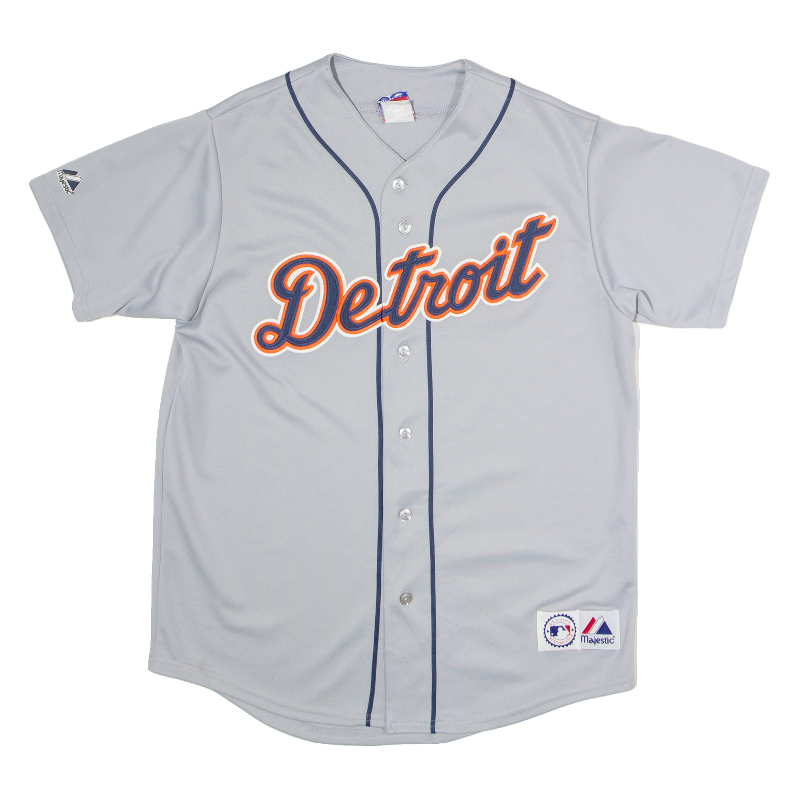 MAJESTIC Detroit Tigers Alternate Mens Jersey Grey USA M Refurbished - N/A refurbished available on Cerqular