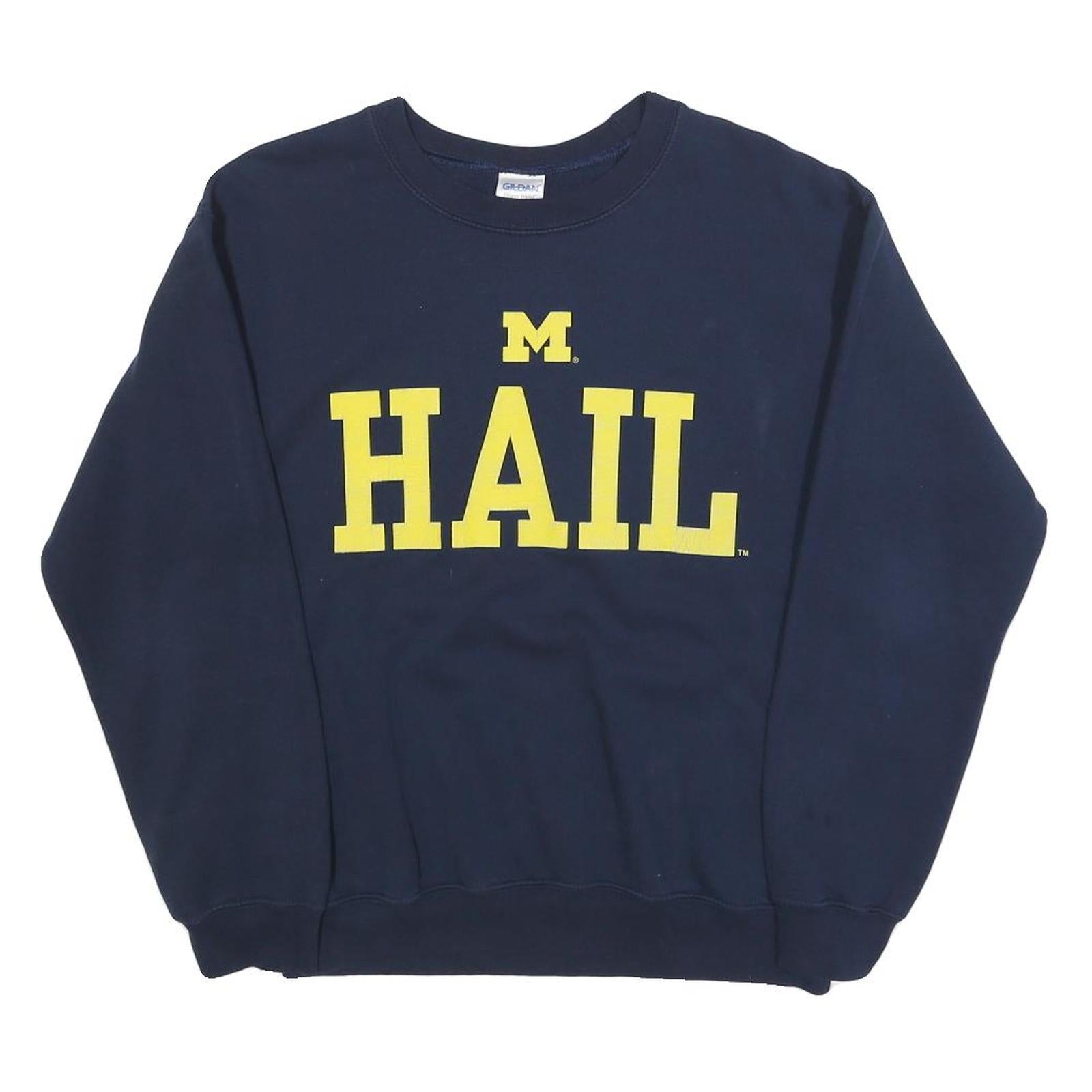 Buy GILDAN Mens Navy Blue Hail Crew Neck Sweatshirt S Casual Cotton Blend Refurbished - $23.39 GILDAN Mens Navy Blue Hail Crew Neck Sweatshirt S Casual Cotton Blend Refurbished - N/A refurbished available on Cerqular