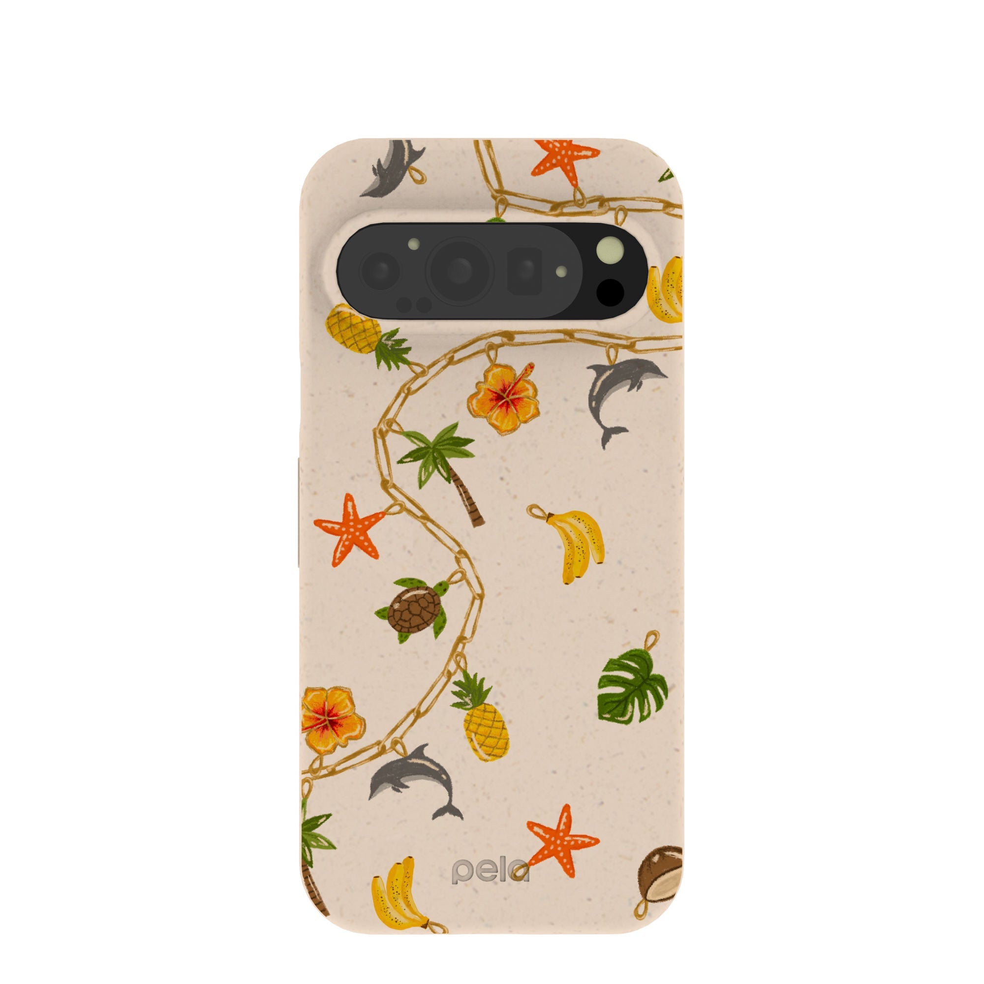 Seashell Island Charms Google Pixel 9/9 Pro Case Refurbished - Pela Case refurbished available on Cerqular