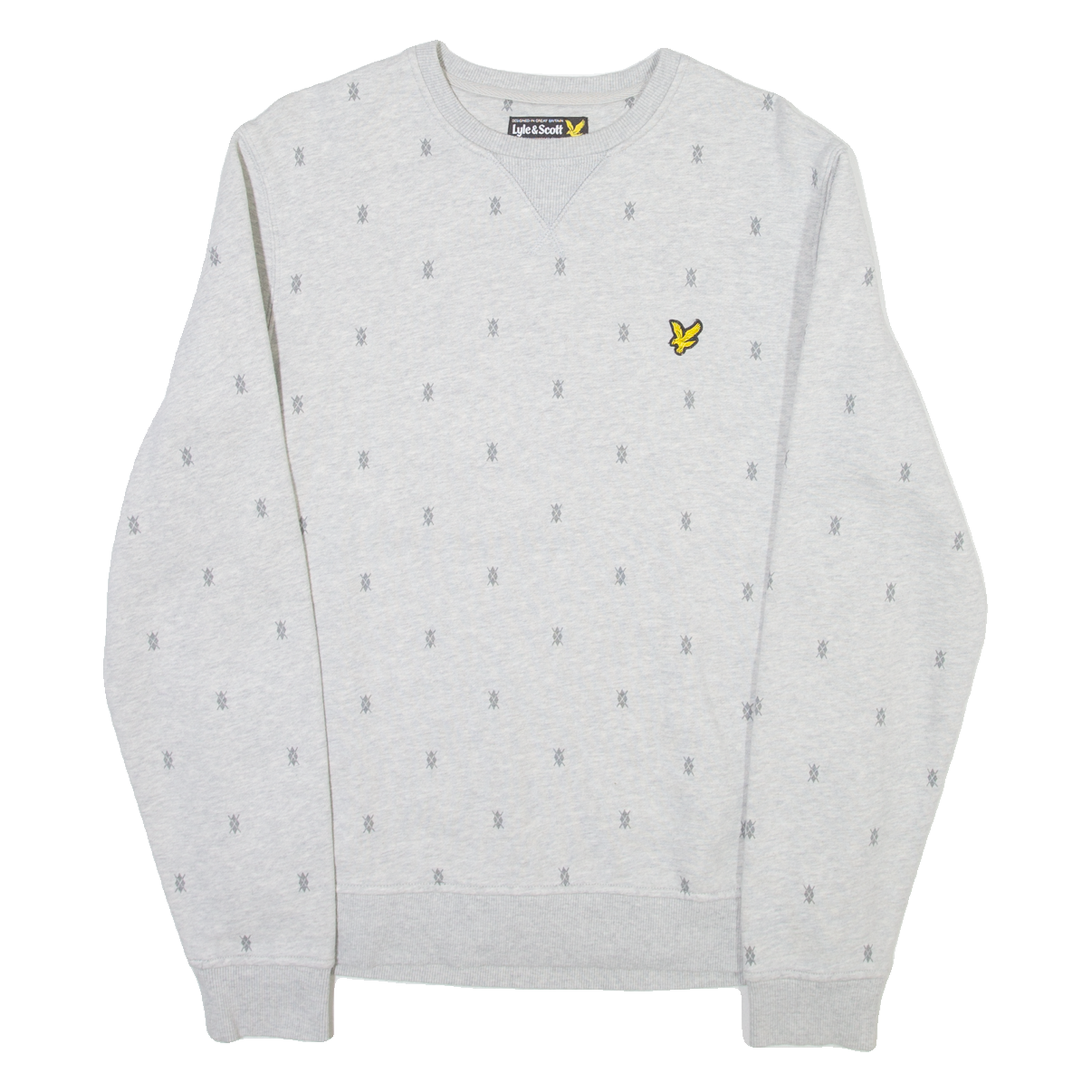 LYLE & SCOTT Mens Sweatshirt Grey M Refurbished - N/A refurbished available on Cerqular