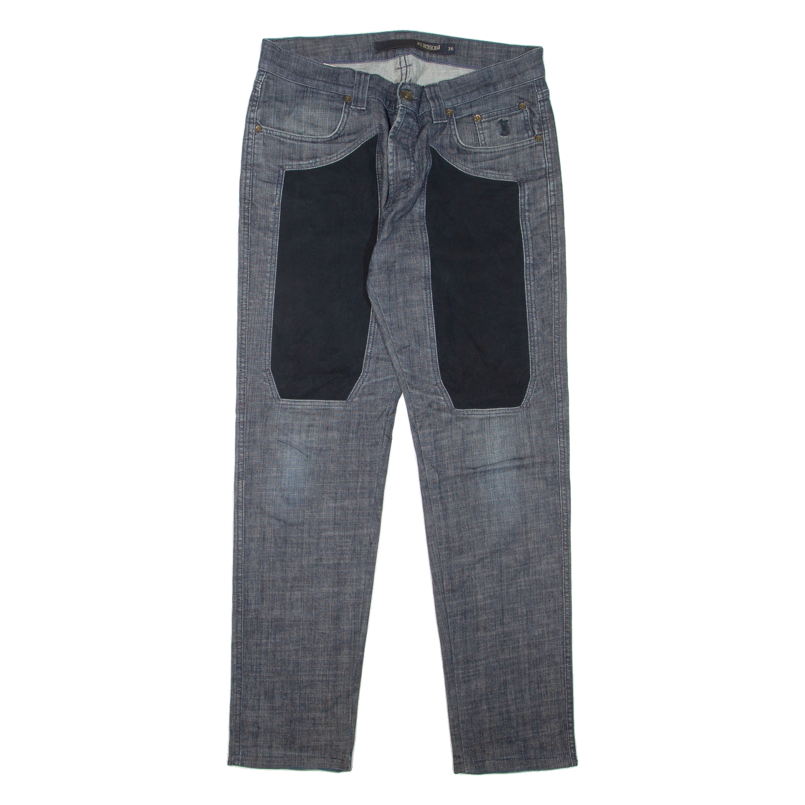 JECKERSON Mens Jeans Blue Regular Tapered W32 L31 Refurbished - N/A refurbished available on Cerqular