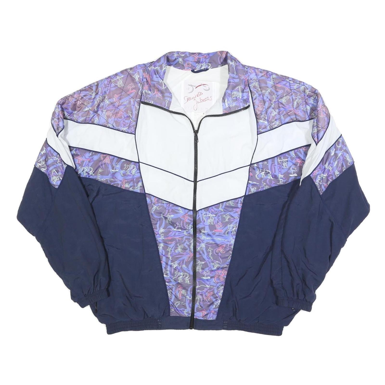 Buy DAUIESA JUBEES Mens Purple & White Patterned Polyester Zip Jacket M Refurbished - $27.29 DAUIESA JUBEES Mens Purple & White Patterned Polyester Zip Jacket M Refurbished - N/A refurbished available on Cerqular