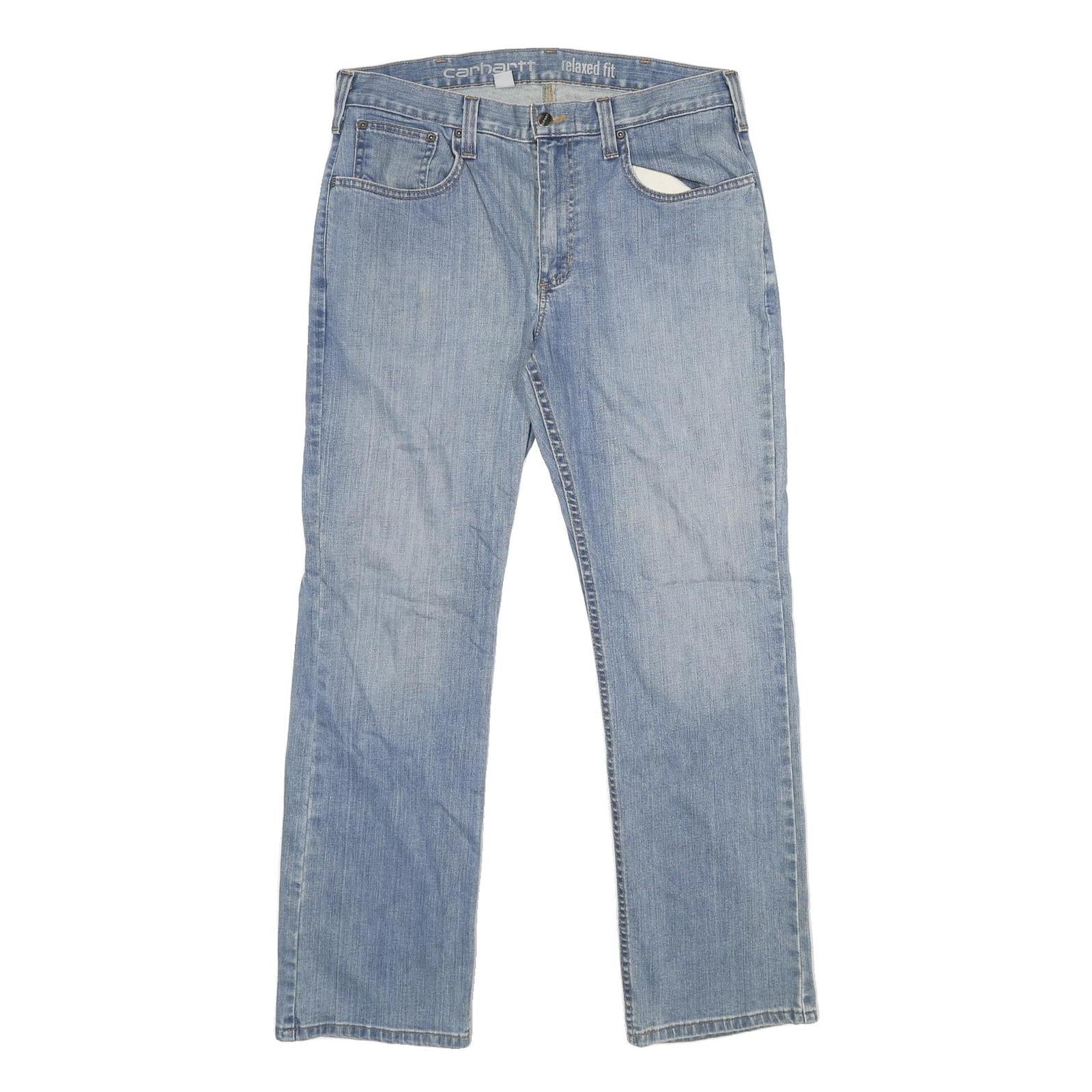 Buy CARHARTT Mens Relaxed Fit Light Blue Denim Jeans W33 L30 Casual Cotton Blend Zip Refurbished - $49.39 CARHARTT Mens Relaxed Fit Light Blue Denim Jeans W33 L30 Casual Cotton Blend Zip Refurbished - N/A refurbished available on Cerqular