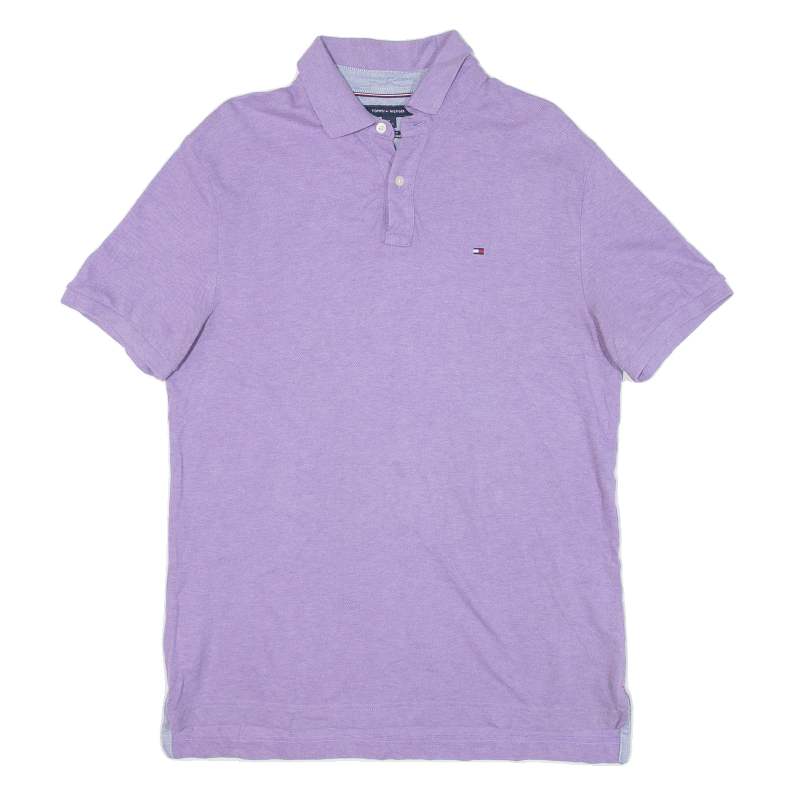 TOMMY HILFIGER Mens Polo Shirt Purple M Refurbished - N/A refurbished available on Cerqular