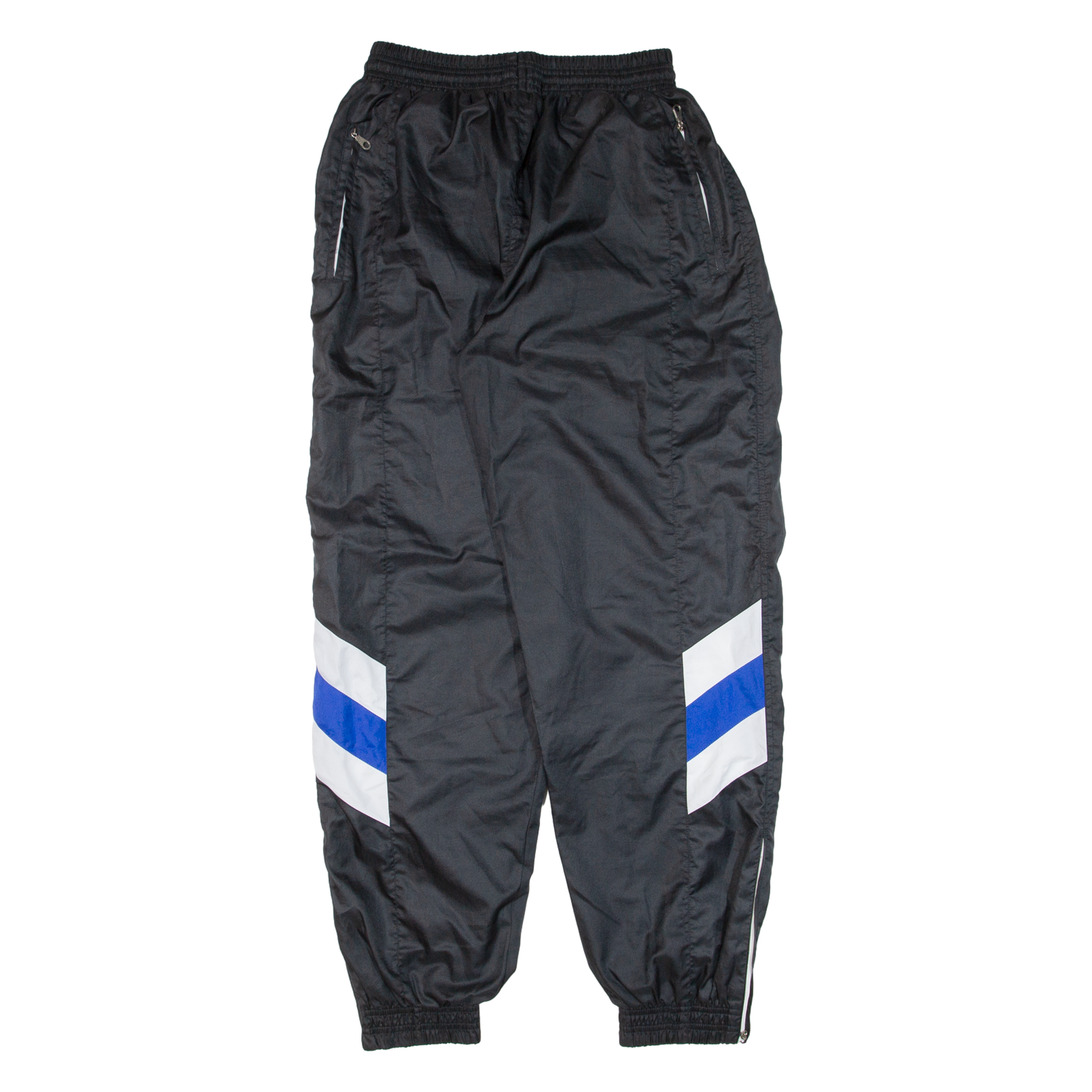 Mens Track Pants Black Tapered M W25 L29 Refurbished - N/A refurbished available on Cerqular