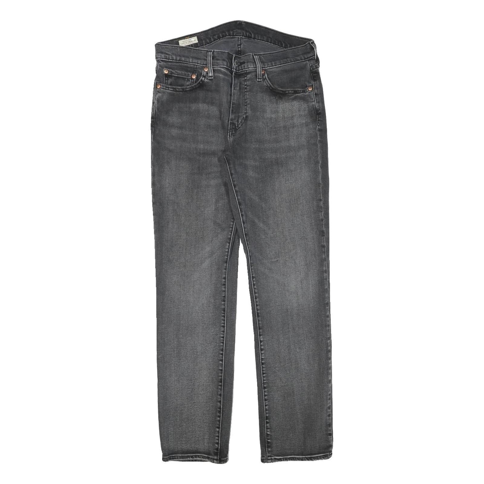 LEVI'S Mens Jeans Black Regular Straight Denim Medium W30 L29 Classic Zip Refurbished - N/A refurbished available on Cerqular