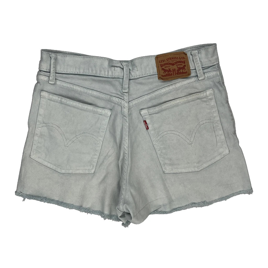 Levis Denim Shorts - 30W UK 10 Light Wash Cotton Refurbished - Thrifted (note: this is a term often used to describe second- refurbished available on Cerqular