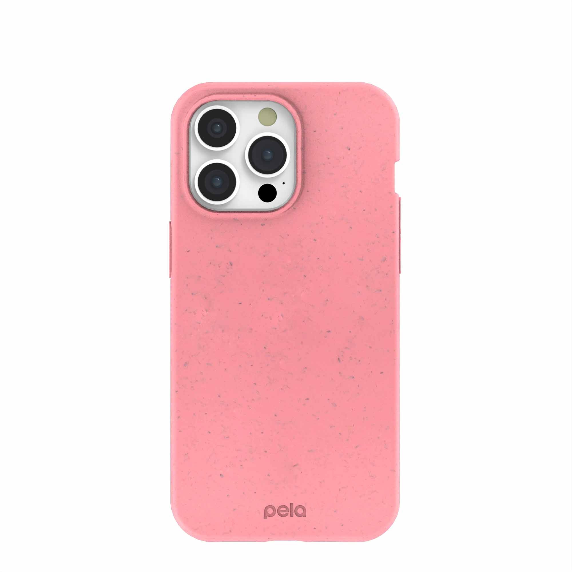 Bubblegum Pink iPhone 15 Pro Max Case Refurbished - Pela Case refurbished available on Cerqular
